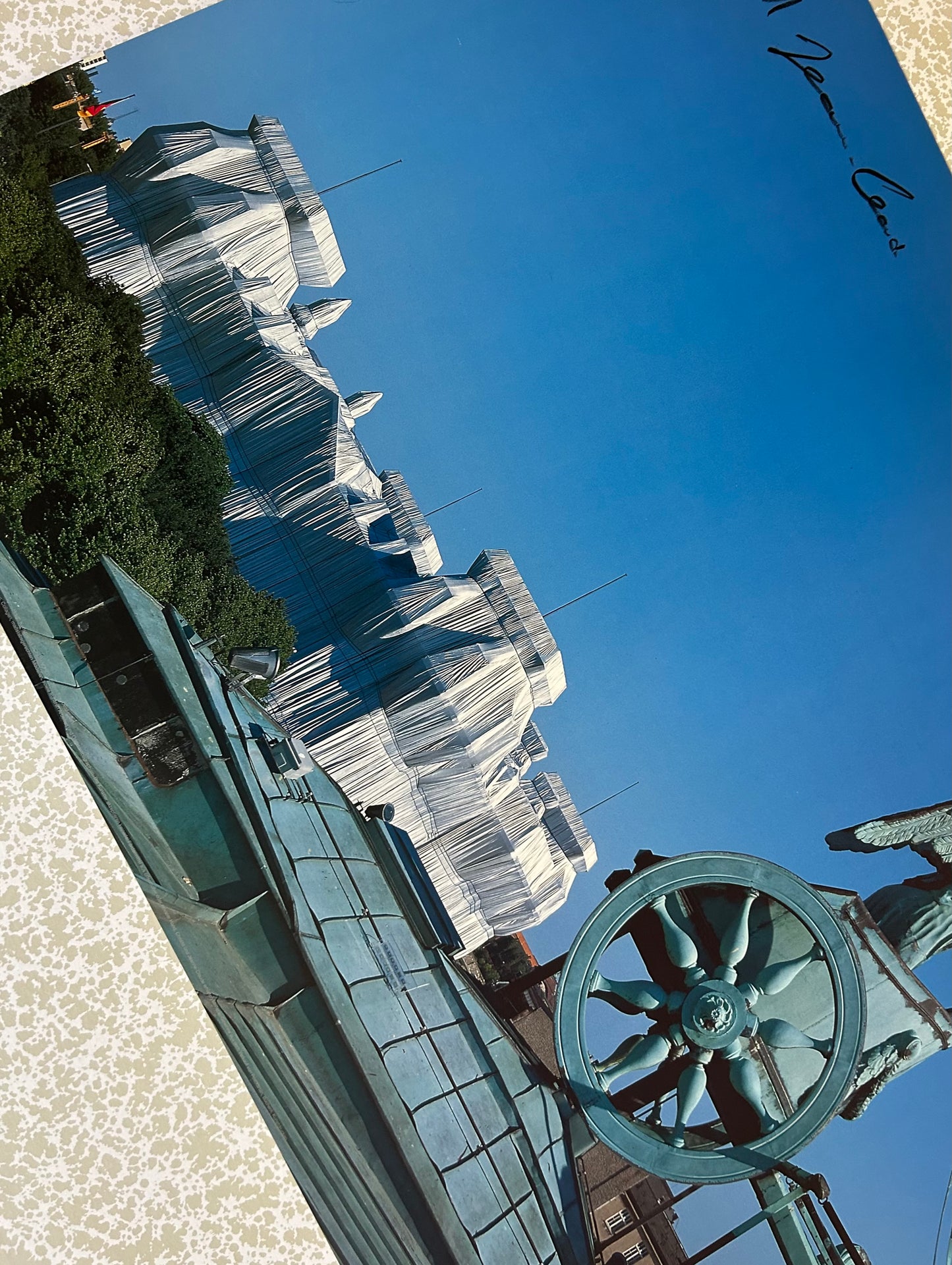 Christo (1935-2020) - „The Wrapped Reichstag“ (handsigniert)
