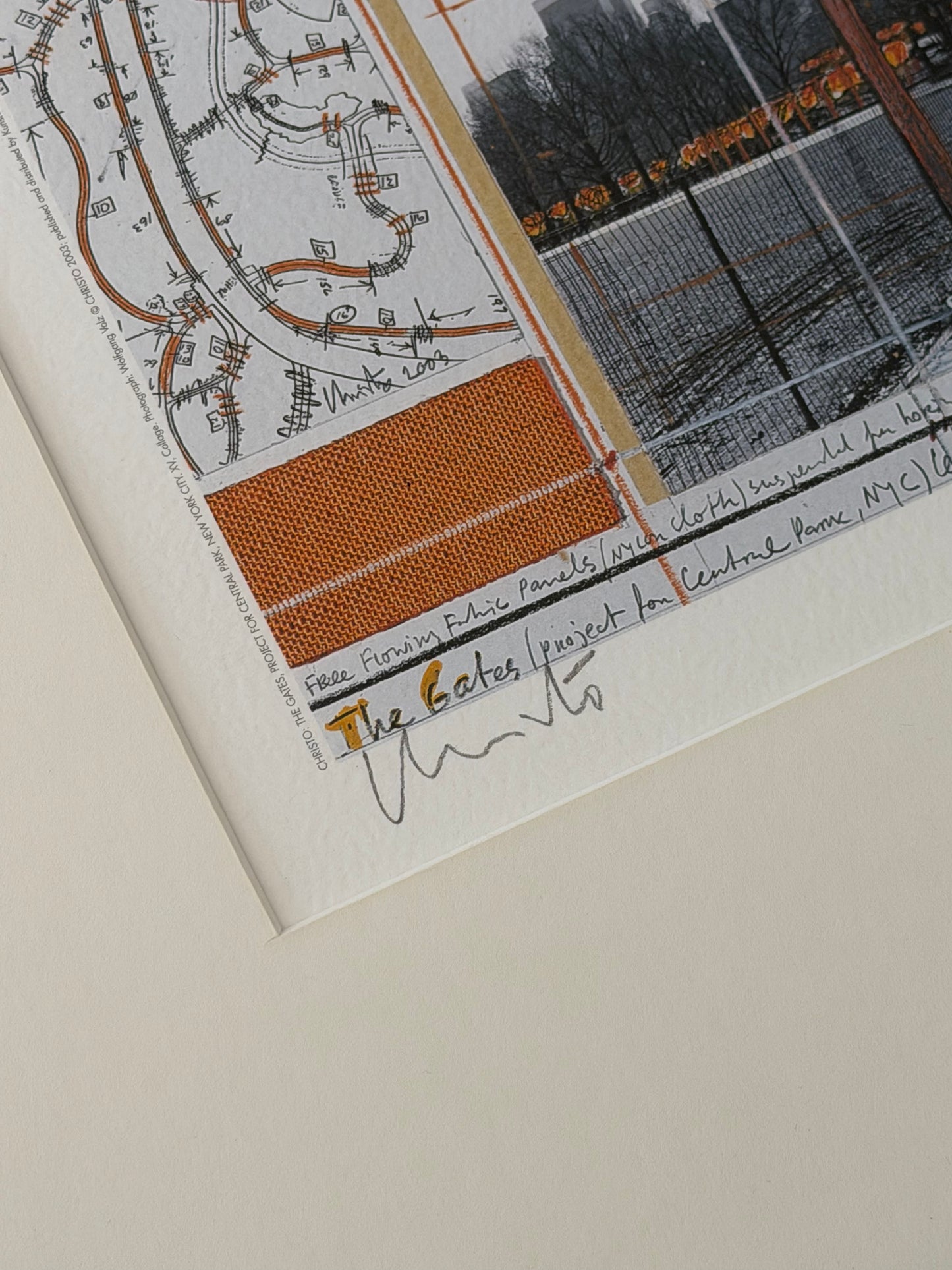 Christo (1935-2020) „The Gates N.Y“ 2005 - handsigniert