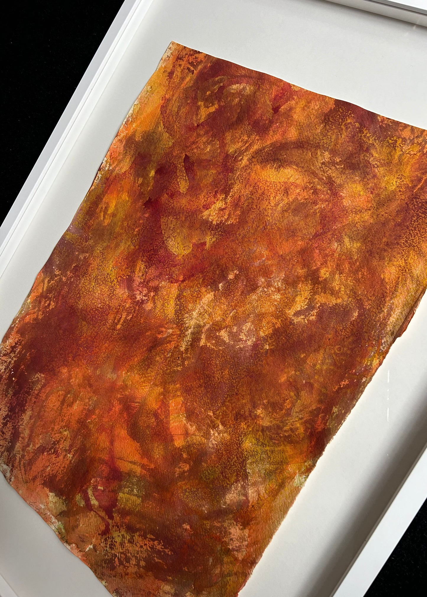 Gotthard Graubner (1930-2013) - “Untitled” (signed & dated), watercolor on laid paper