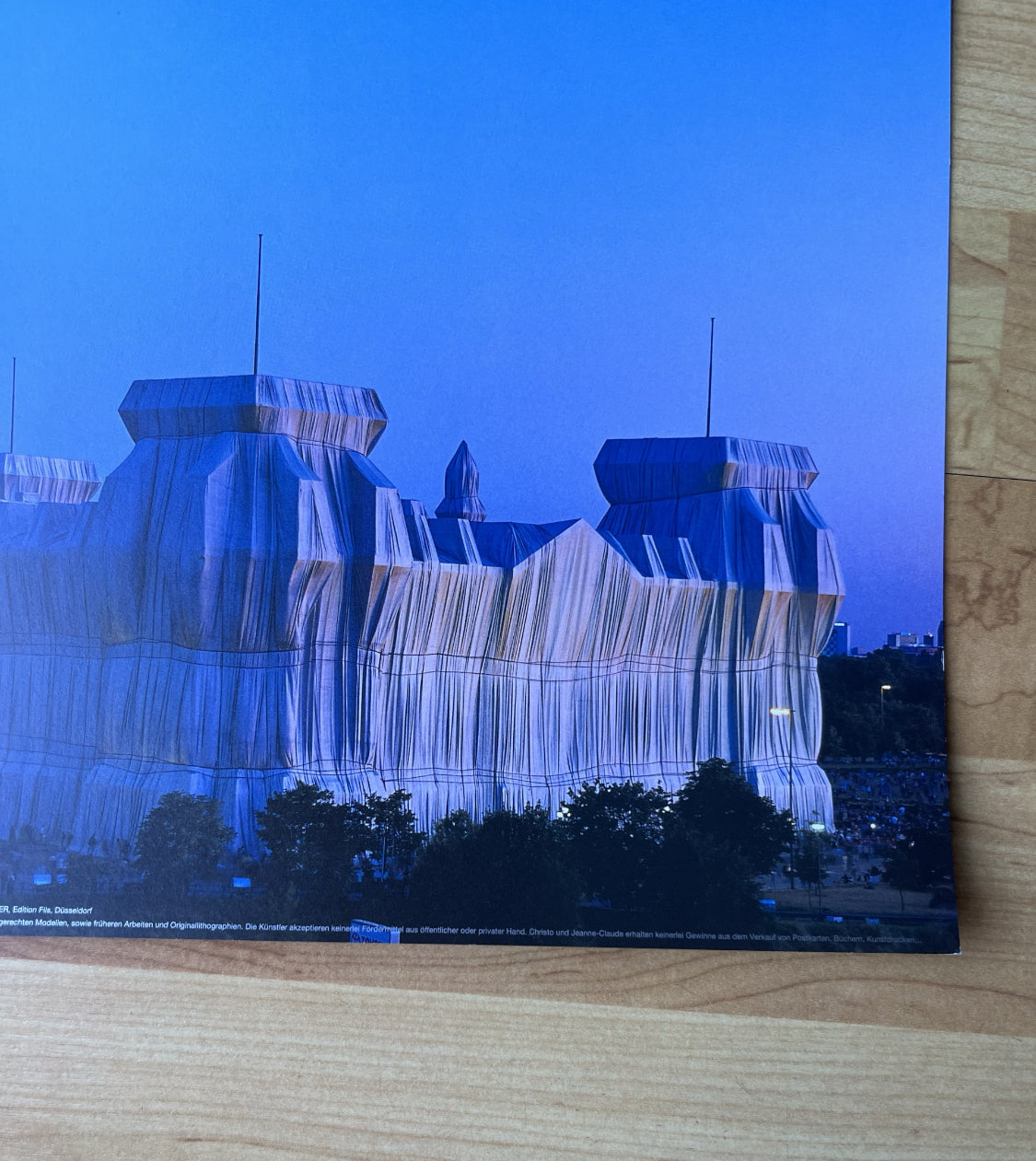 Christo (1935-2020) - „The Wrapped Reichstag“ Offset (3x handsigniert)