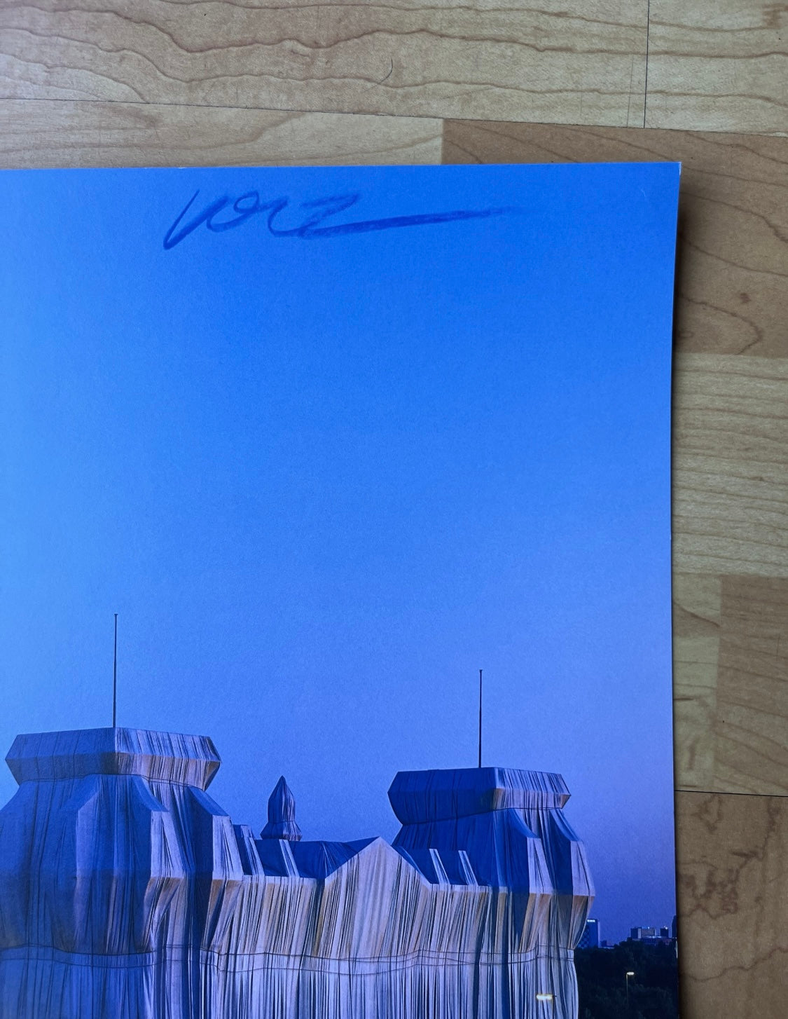Christo (1935-2020) - „The Wrapped Reichstag“ Offset (3x handsigniert)