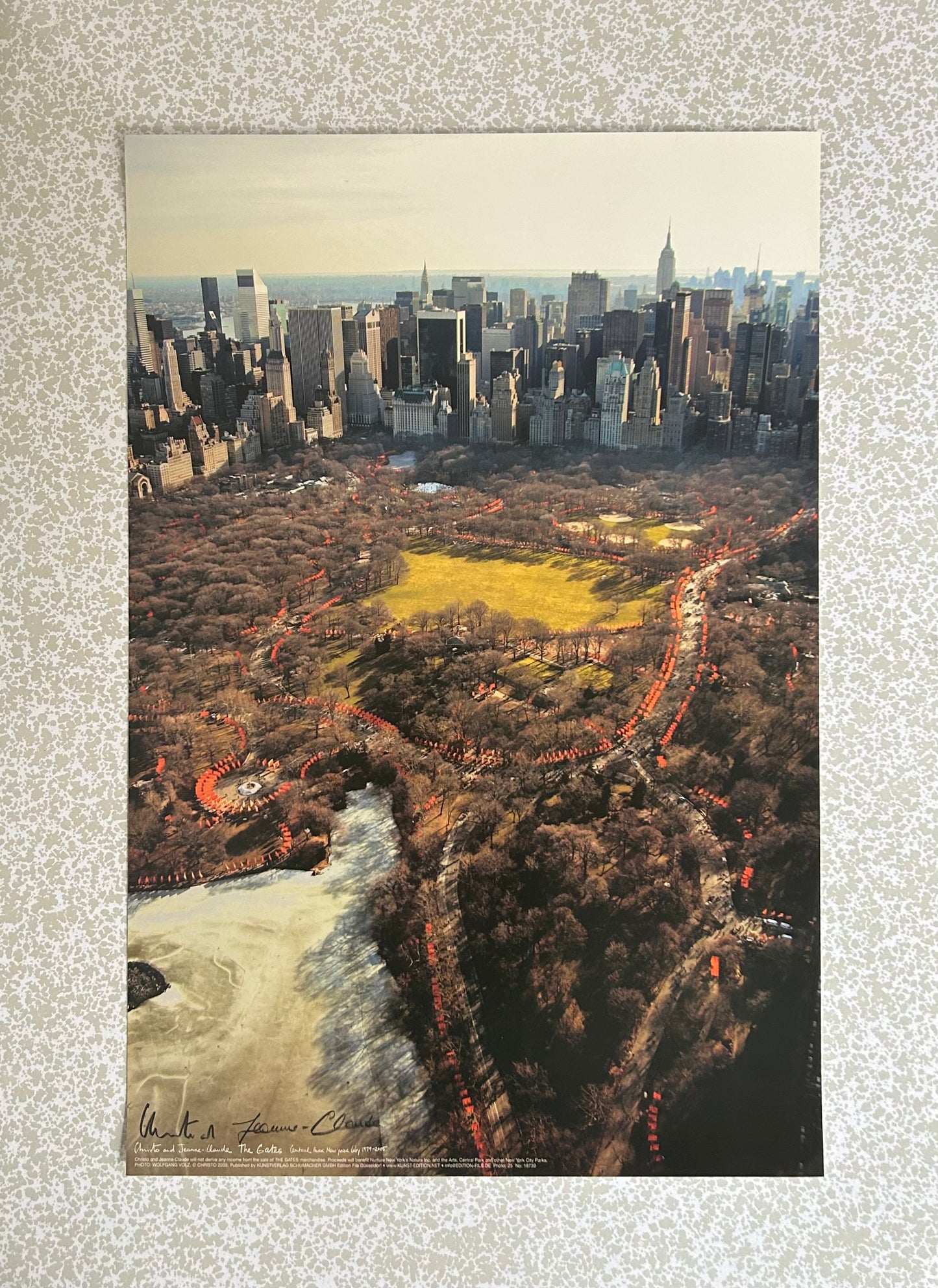 Christo (1935-2020) - „The Gates N.Y“ (handsigniert)
