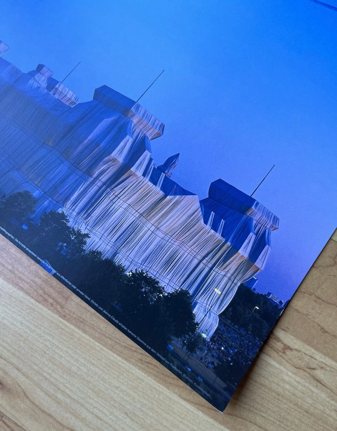 Christo (1935-2020) - „The Wrapped Reichstag“ Offset (3x handsigniert)