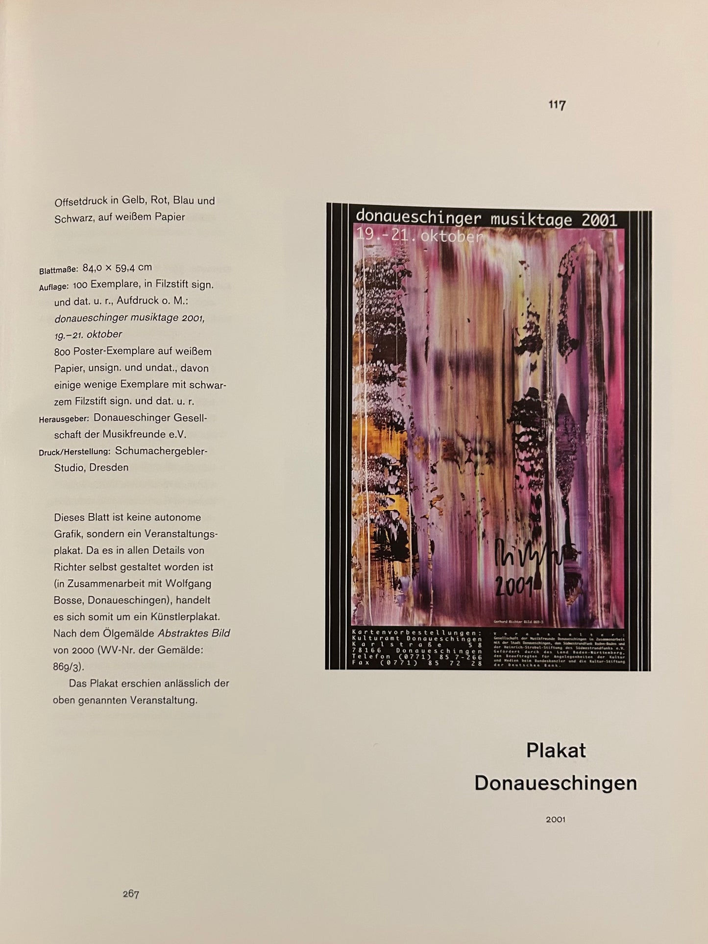 Gerhard Richter (1932) - „Donaueschingen - Abstrakt Painting 869-3“ - signiert, datiert & limitiert
