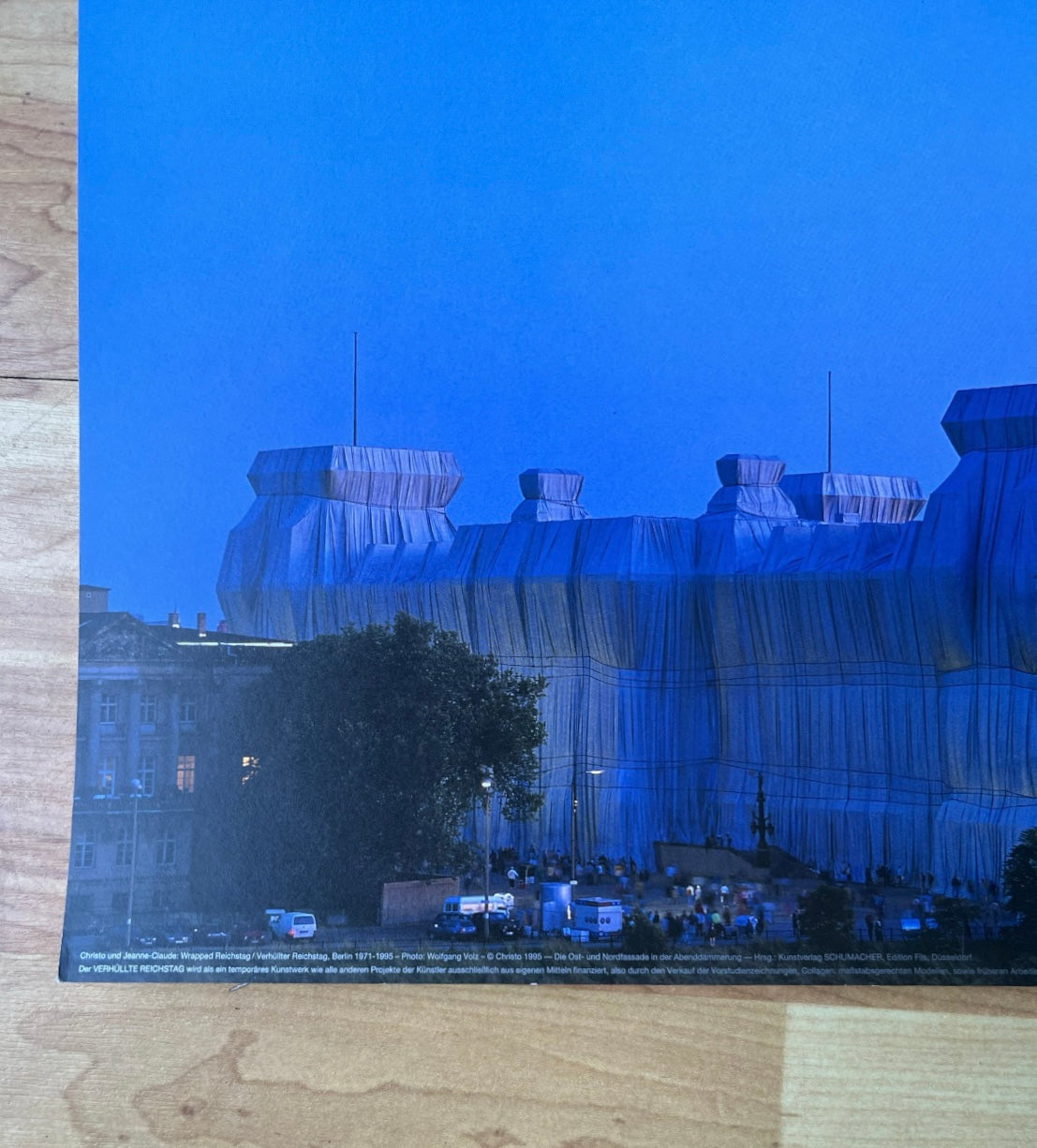 Christo (1935-2020) - „The Wrapped Reichstag“ Offset (3x handsigniert)