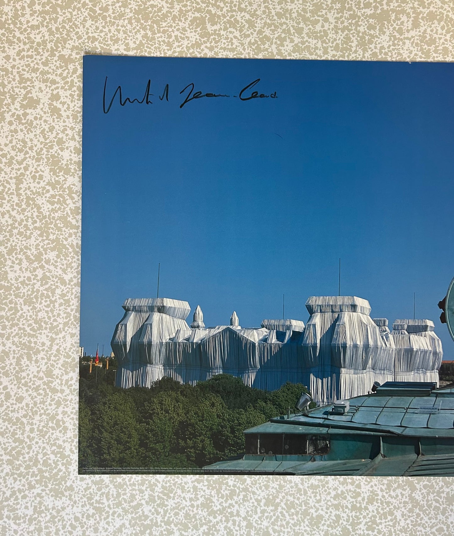 Christo (1935-2020) - „The Wrapped Reichstag“ (handsigniert)