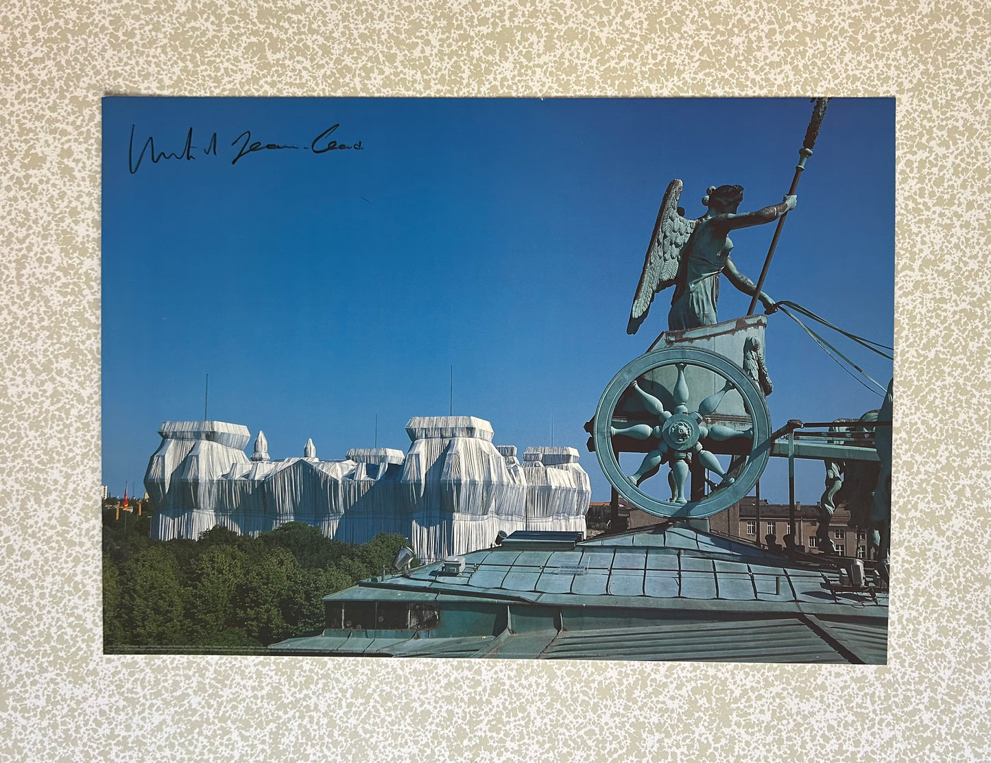 Christo (1935-2020) - „The Wrapped Reichstag“ (handsigniert)