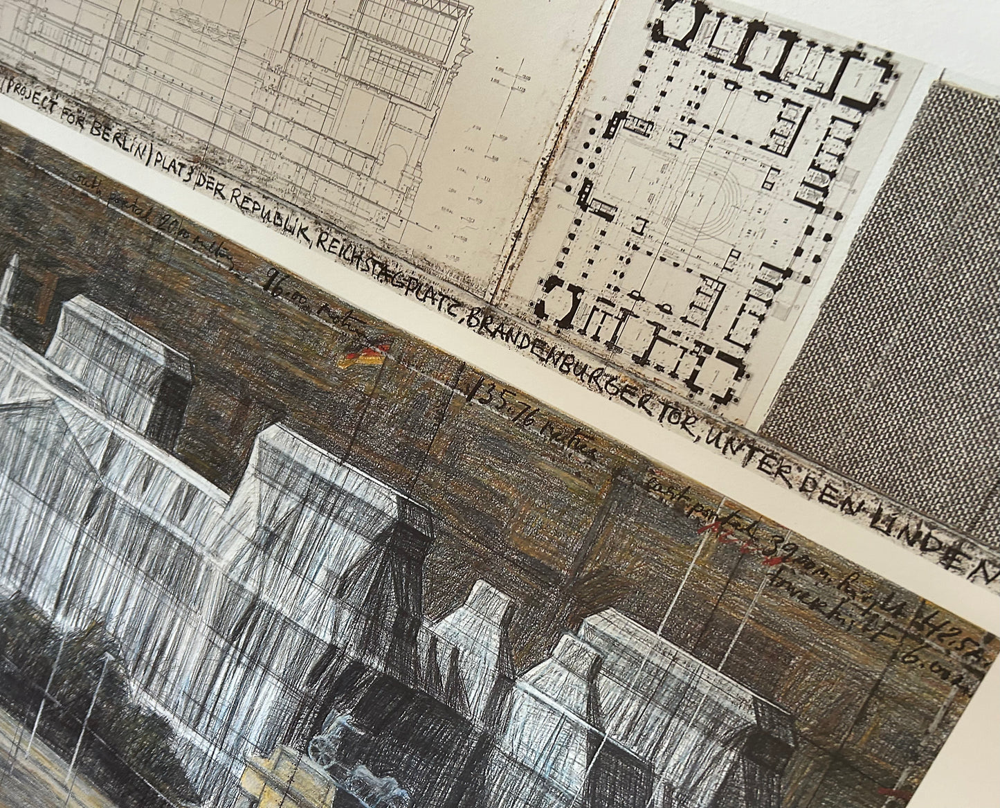 Christo (1935-2020) - „Wrapped Reichstag VI“ - handsigniert & nummeriert (Ex.: 165/500)