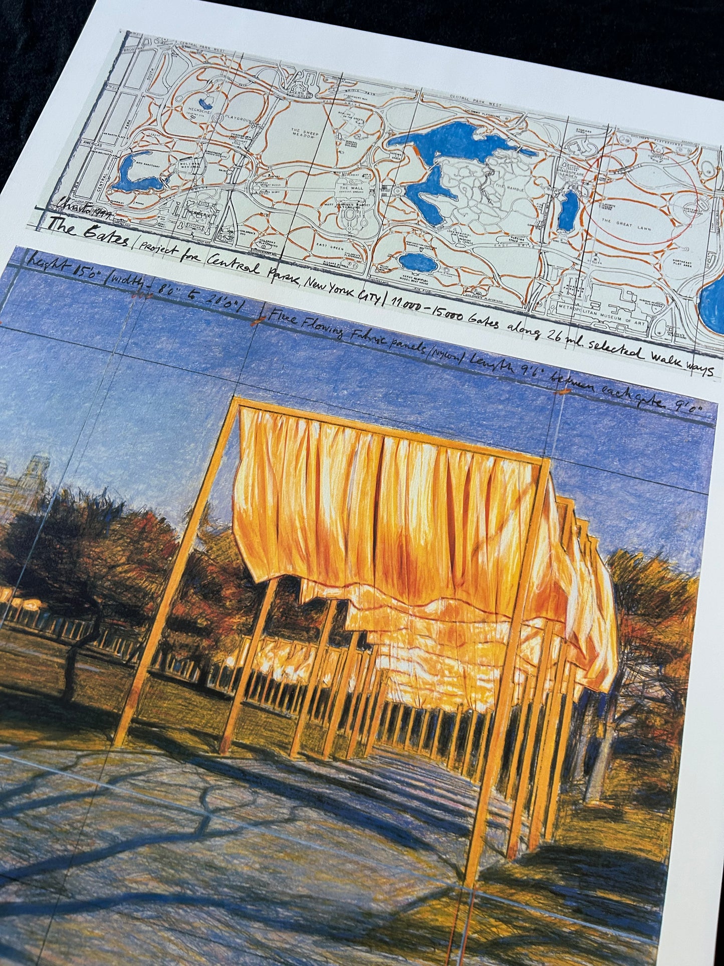 Christo (1935-2020) - „The Gates, 2022“ - (handsigniert & nummeriert)