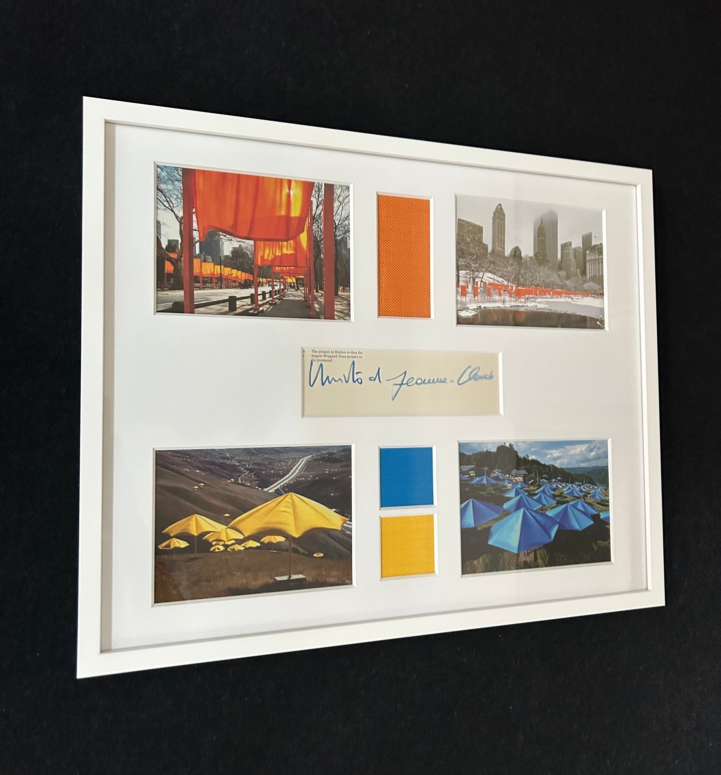 Christo - Collage ikonischer US-Projekte (handsigniert)