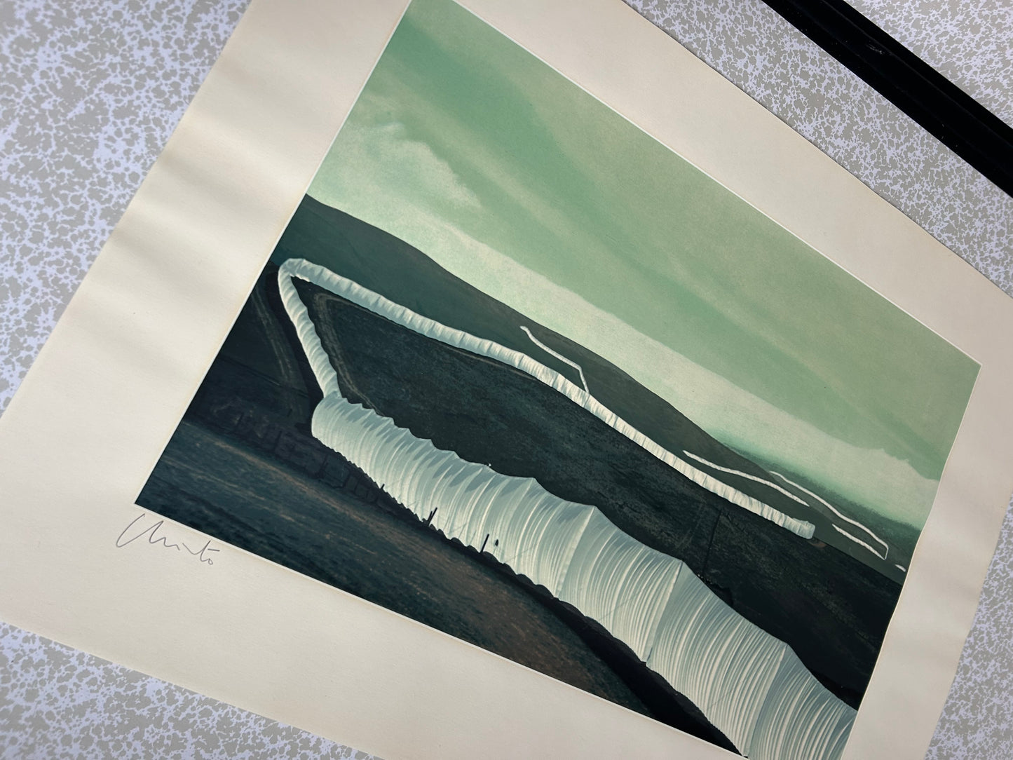 Christo (1935-2020) „Running Fence, Sonoma and Counties, California, 1972-76“ - handsigniert & nummeriert