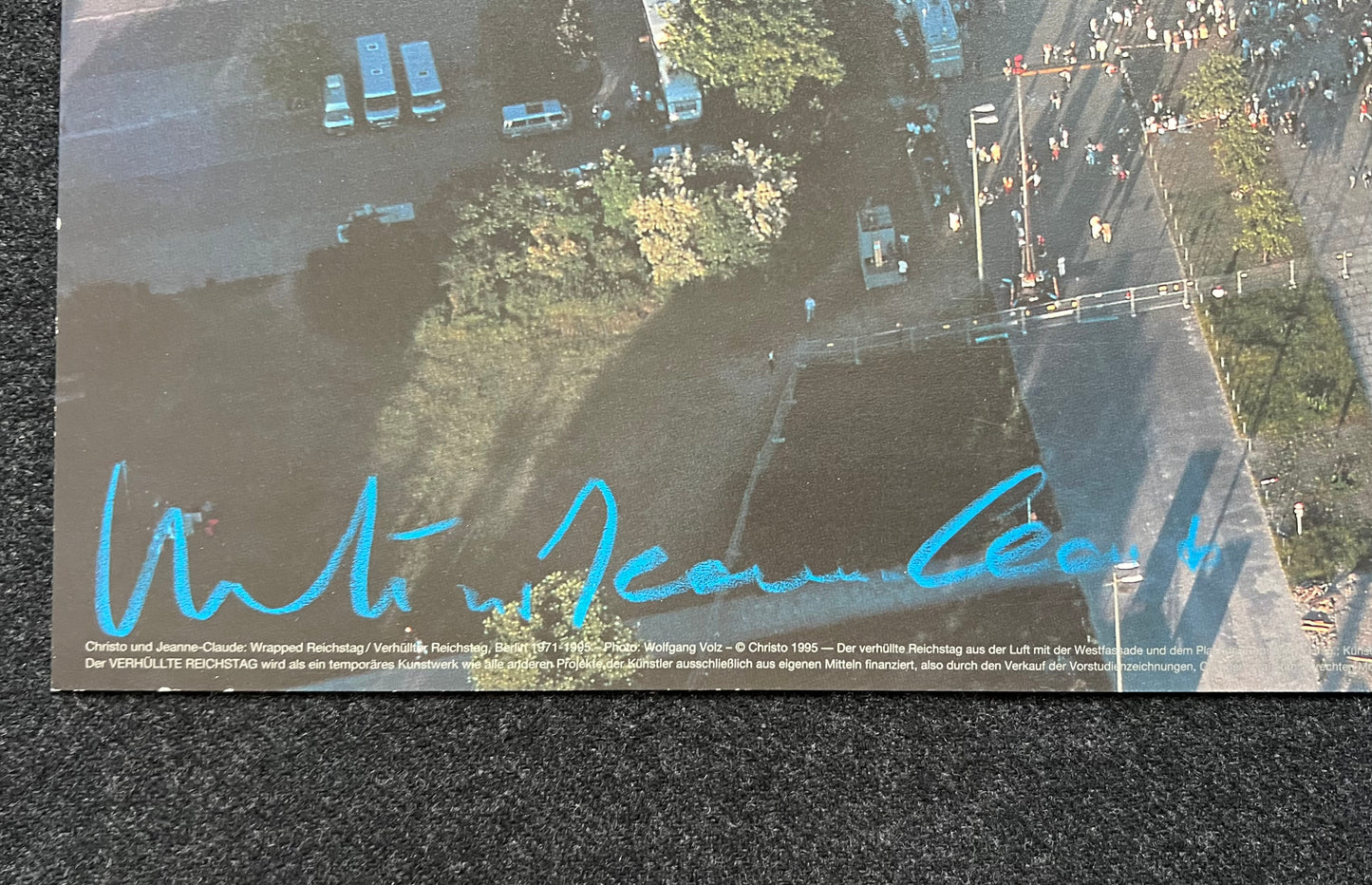 Christo (1935-2020) - „Wrapped Reichstag, Project for Berlin" - Farboffset (signiert)