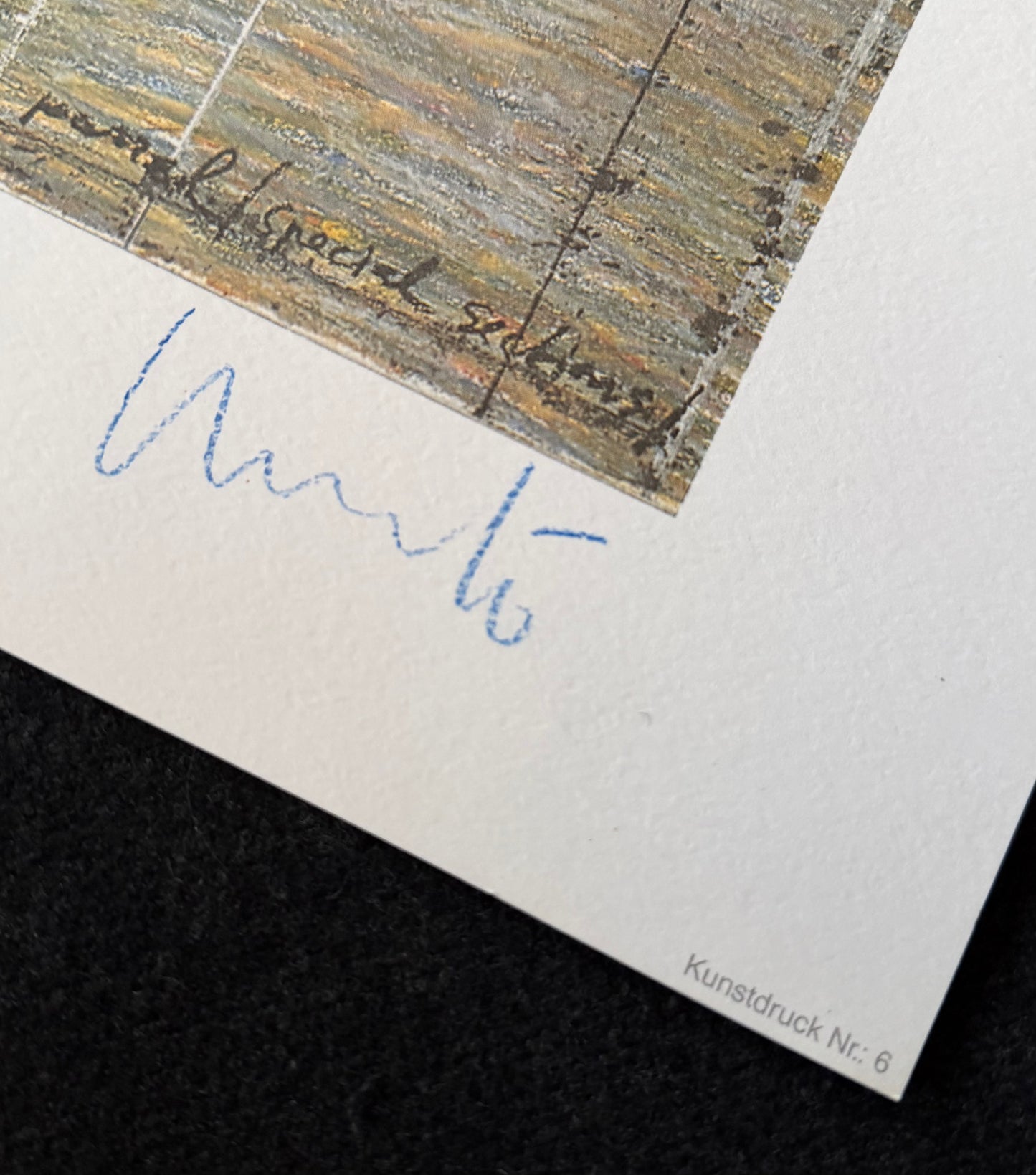 Christo (1935-2020) „Wrapped Reichstag, Project for Berlin" - handsigniert