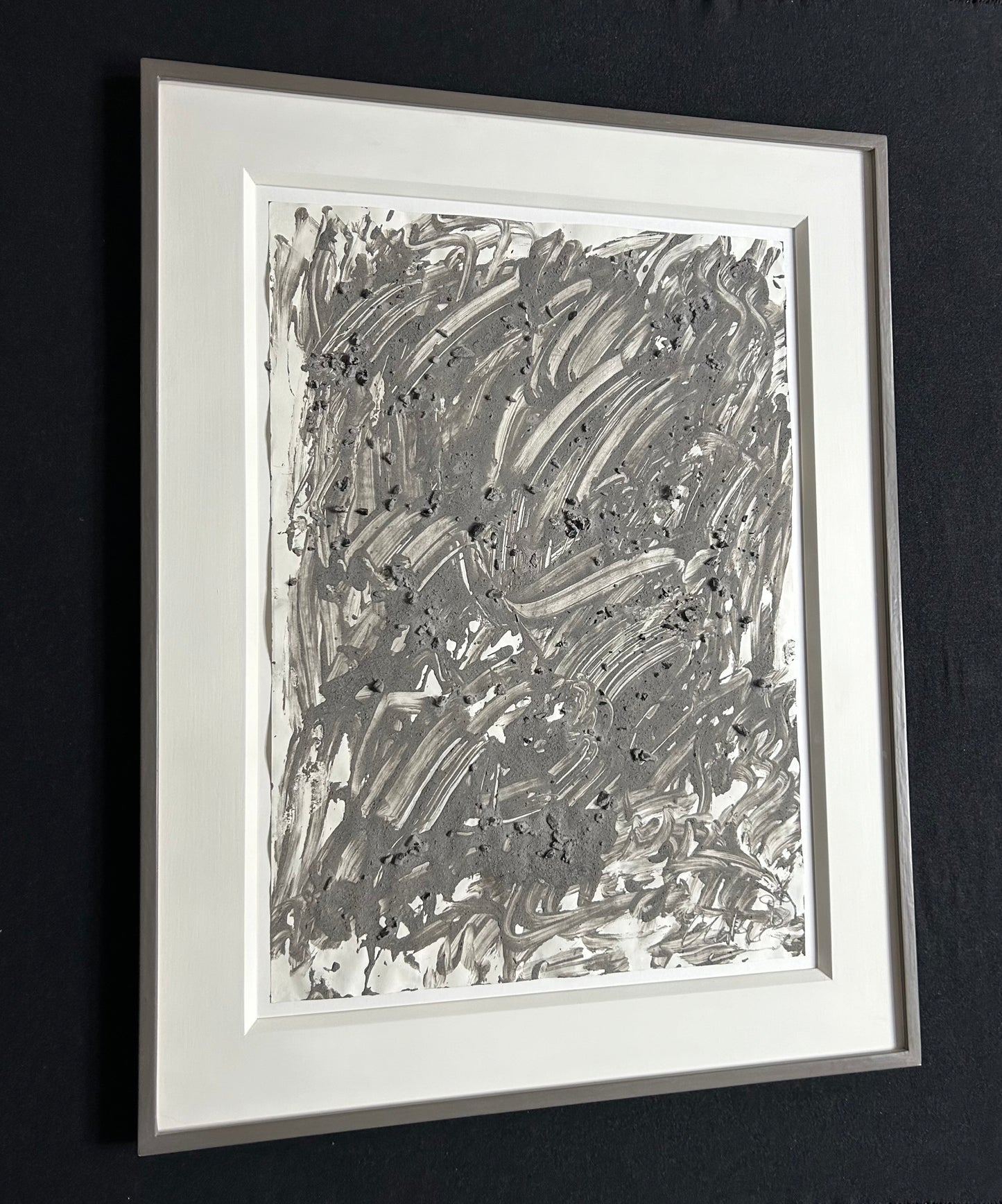 Günther Uecker (1930) - „Ohne Titel“ - (signiert & datiert), Mischtechnik auf festem Velin