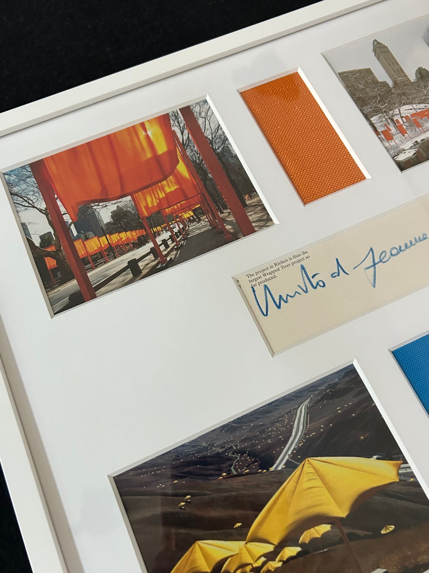 Christo - Collage ikonischer US-Projekte (handsigniert)