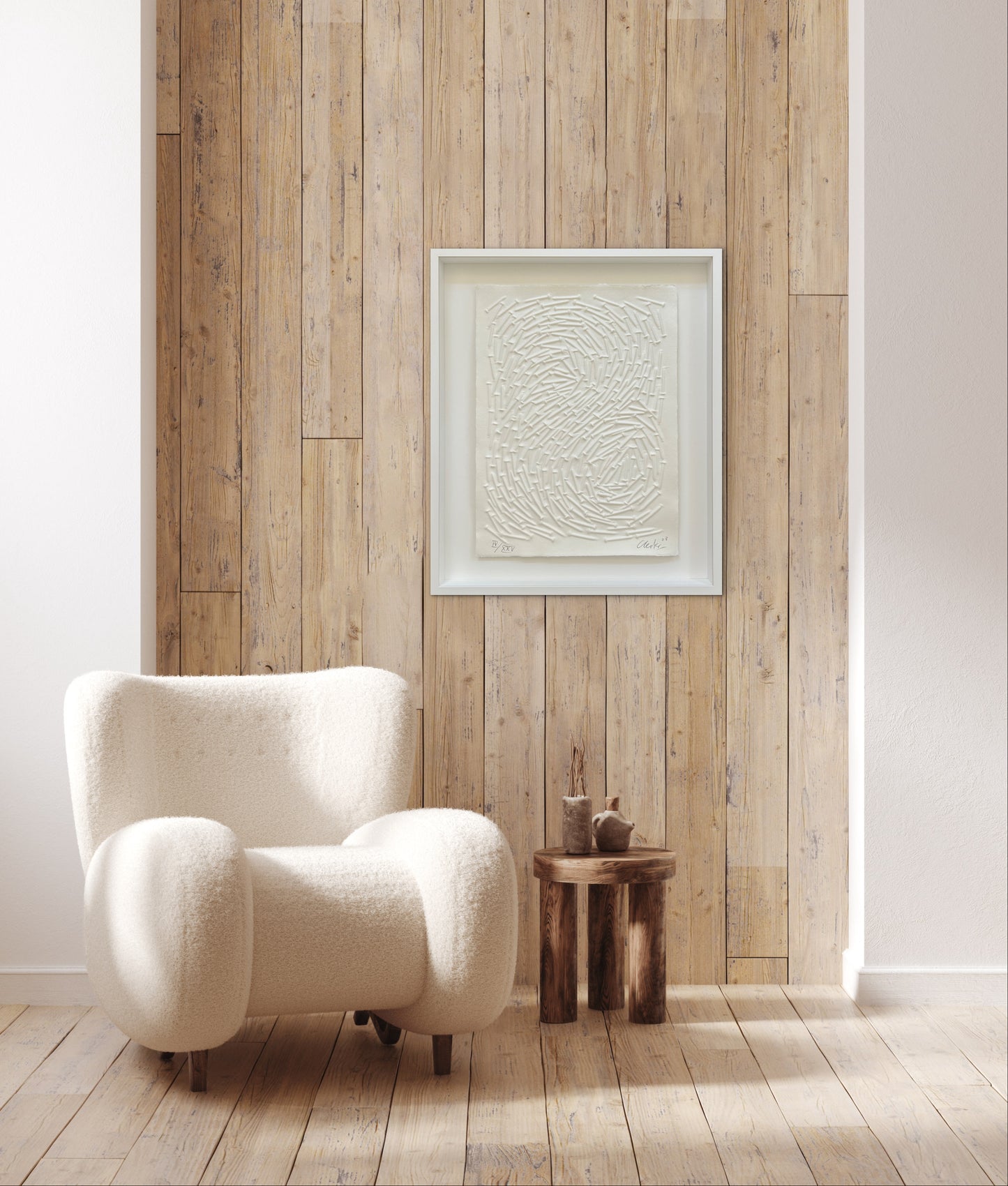 Günther Uecker (1930-2025) - „Ohne Titel“ - signiert, datiert & nummeriert (Ex.: IV/XXV)