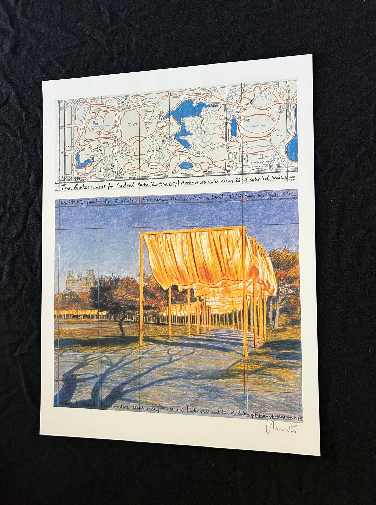 Christo (1935-2020) - „The Gates, 2022“ - (handsigniert & nummeriert)