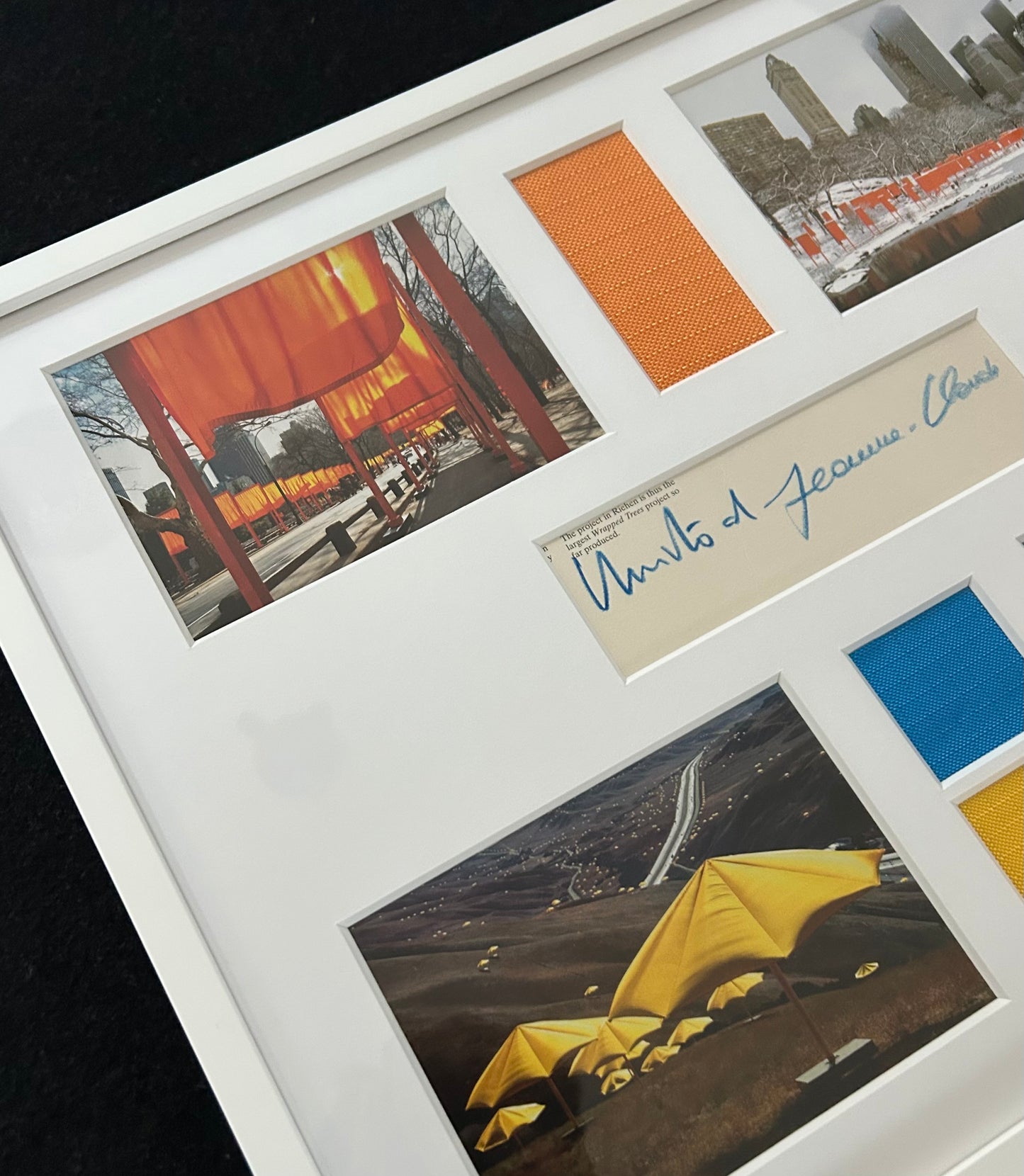 Christo - Collage ikonischer US-Projekte (handsigniert)