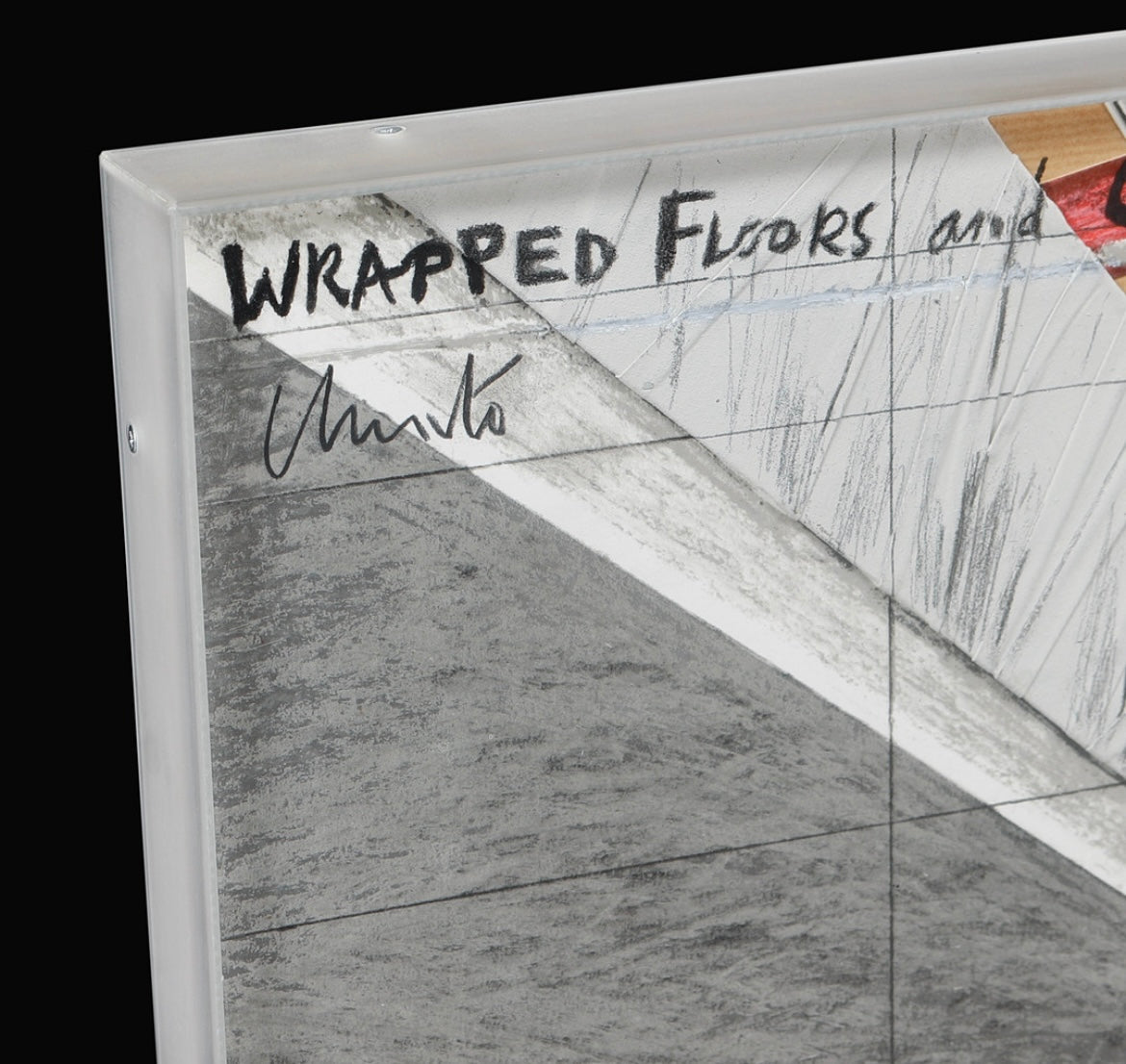 Christo (1935-2020) - „Wrapped Floors and Covered Windows, Project for Museum Würth, Künzelsau, Germany, 1995“ - handsigniert & nummeriert (Ex.: AP XXXVI/L)
