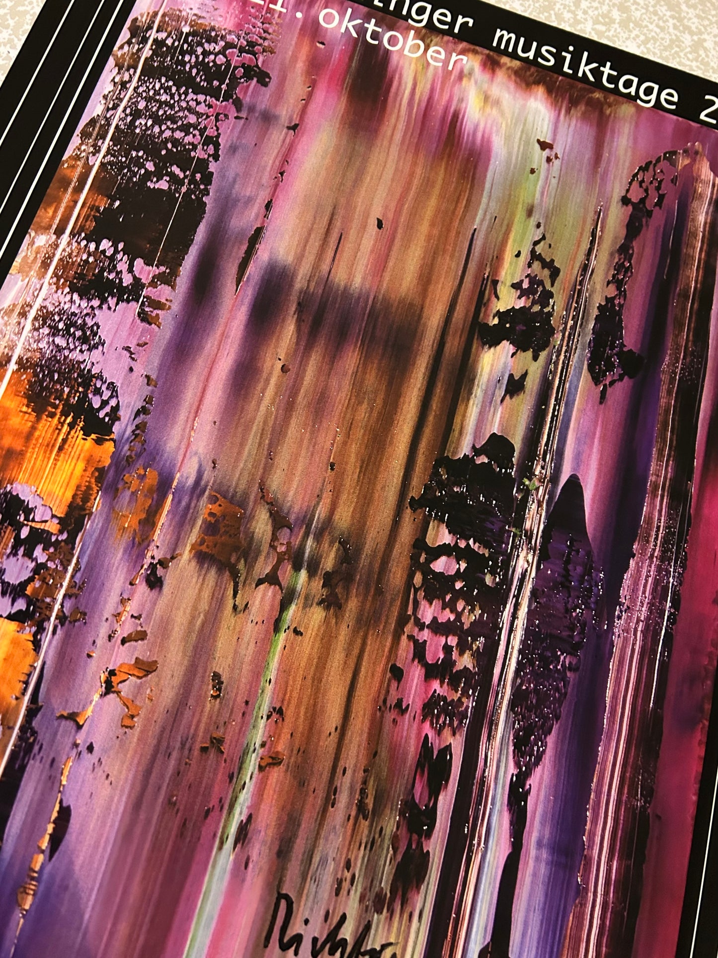 Gerhard Richter (1932) - „Donaueschingen - Abstrakt Painting 869-3“ - signiert, datiert & limitiert