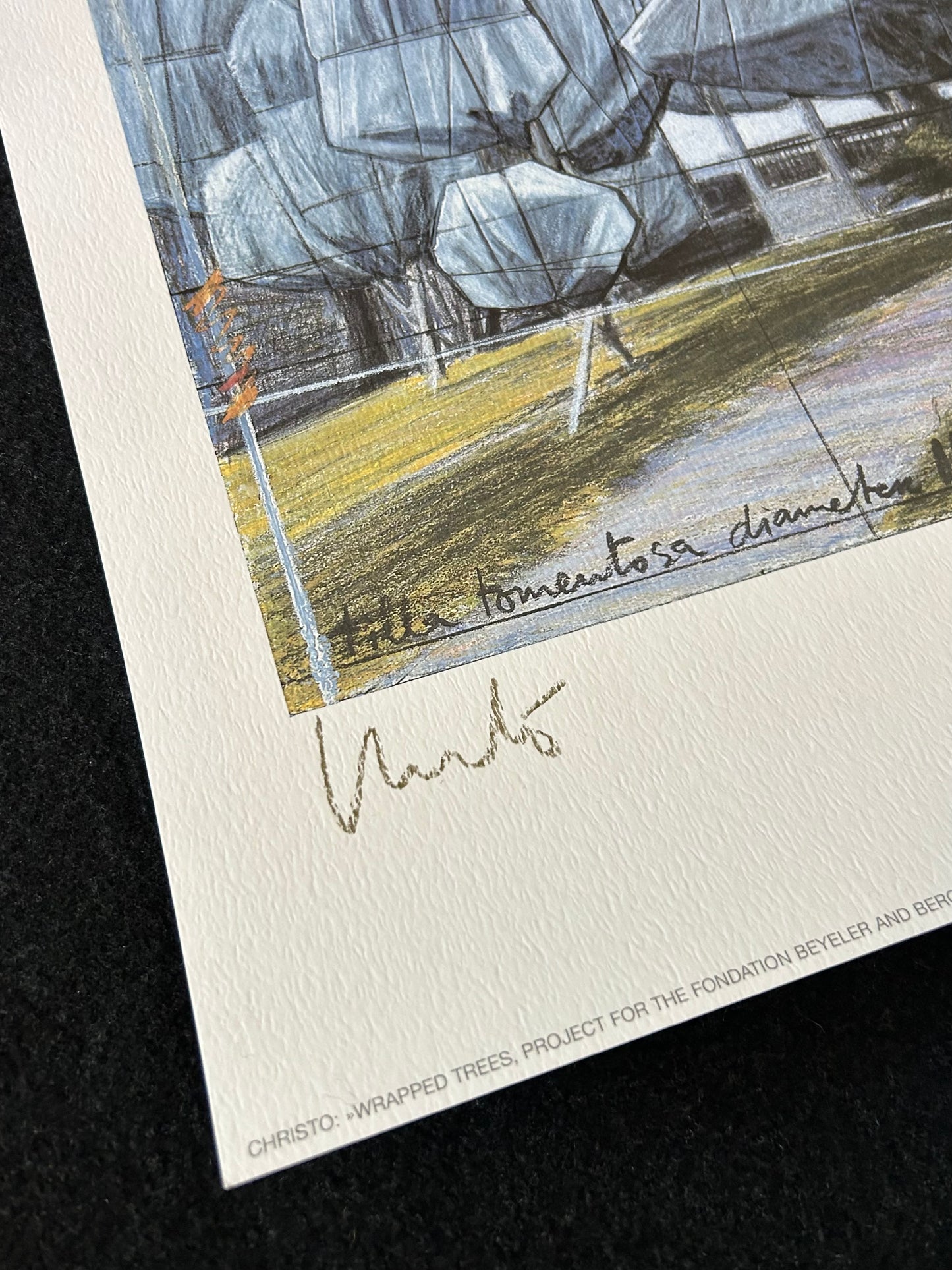 Christo (1935-2020) - „Wrapped Trees, 1998“ - (handsigniert)
