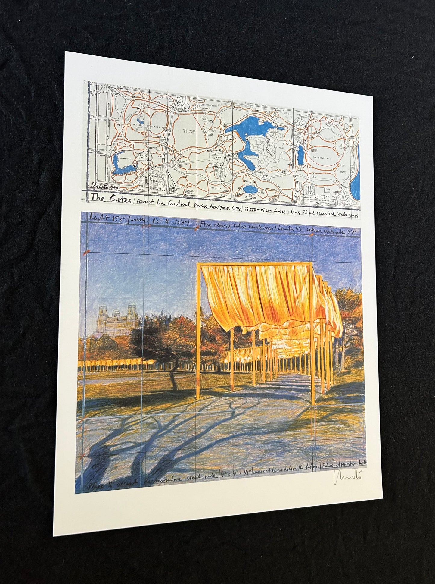 Christo (1935-2020) - „The Gates, 2022“ - (handsigniert & nummeriert)