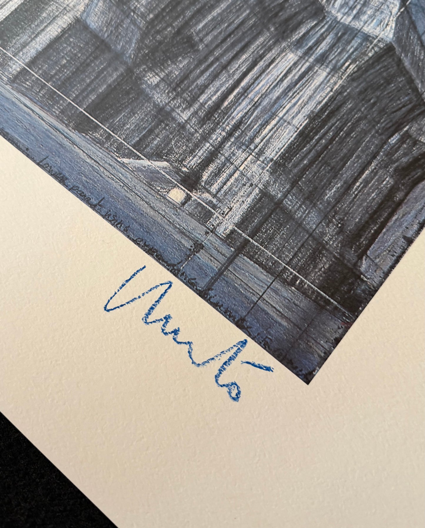Christo (1935-2020) „Wrapped Reichstag, Project for Berlin" - handsigniert