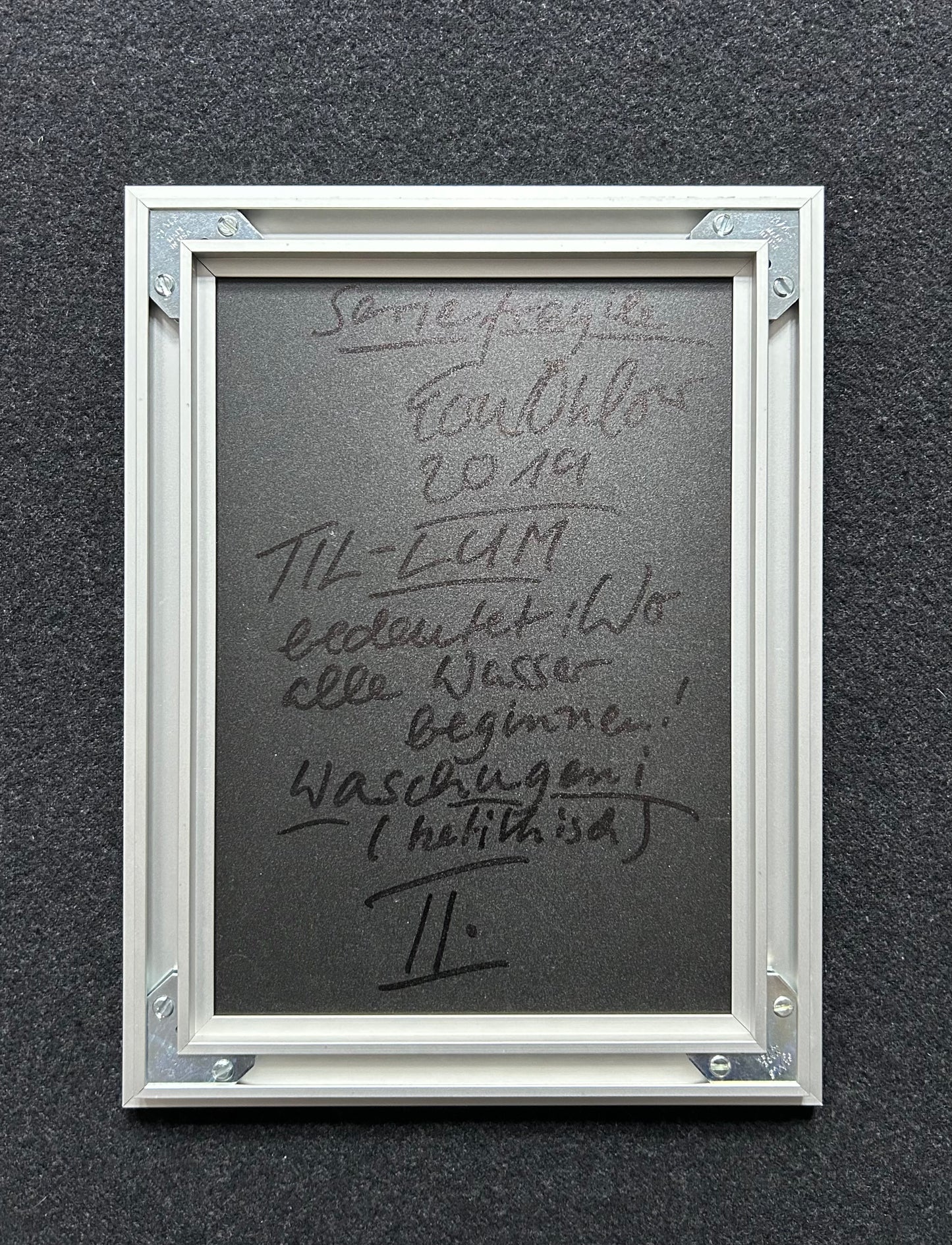 Eva Ohlow (1940) - „Til-Lum“ - (signiert, datiert und betitelt), Unikat auf Kautschuk