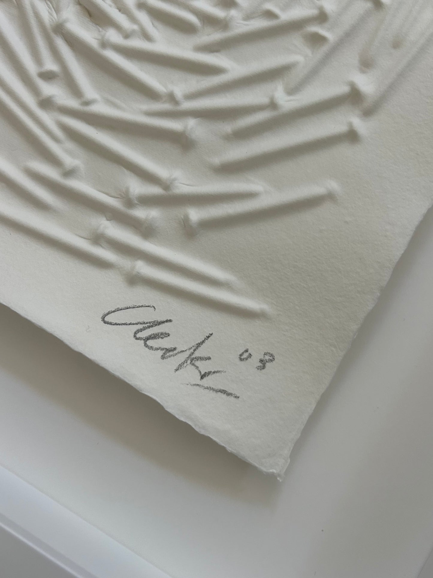 Günther Uecker (1930) - „Ohne Titel“ - signiert, datiert & nummeriert (Ex.: IV/XXV)