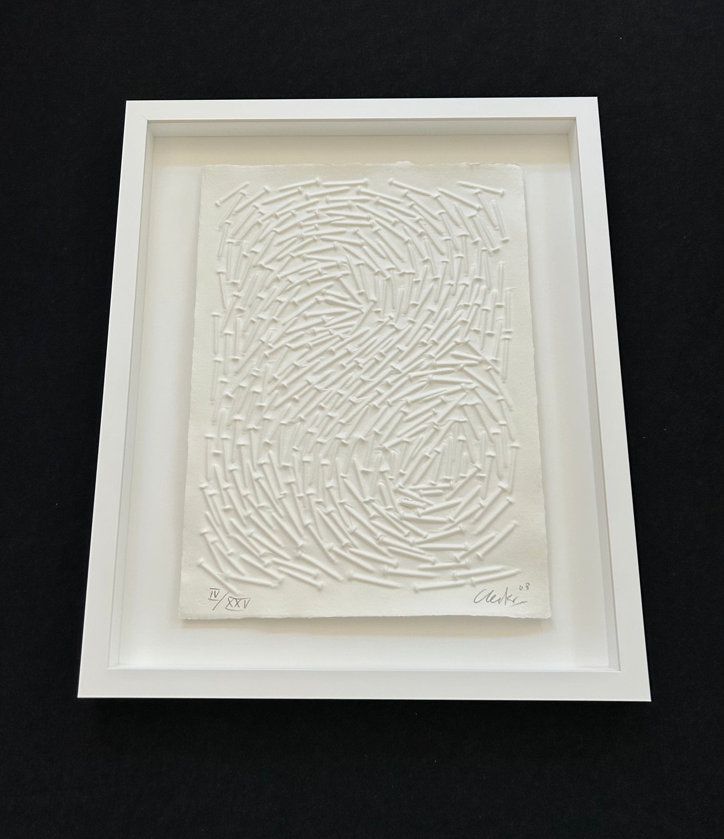 Günther Uecker (1930) - „Ohne Titel“ - signiert, datiert & nummeriert (Ex.: IV/XXV)