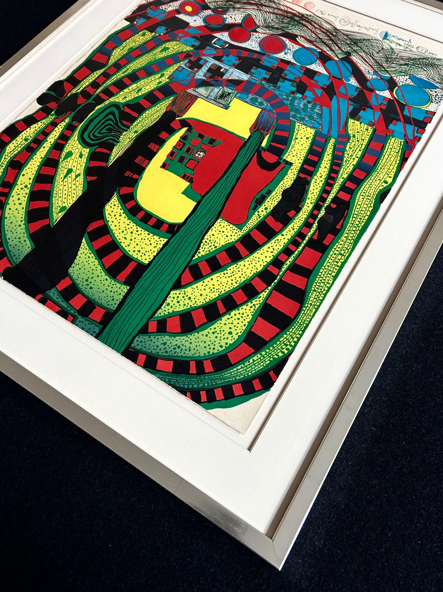 Friedensreich Hundertwasser: „Seereise II“ - Signiert, datiert, nummeriert und gestempelt