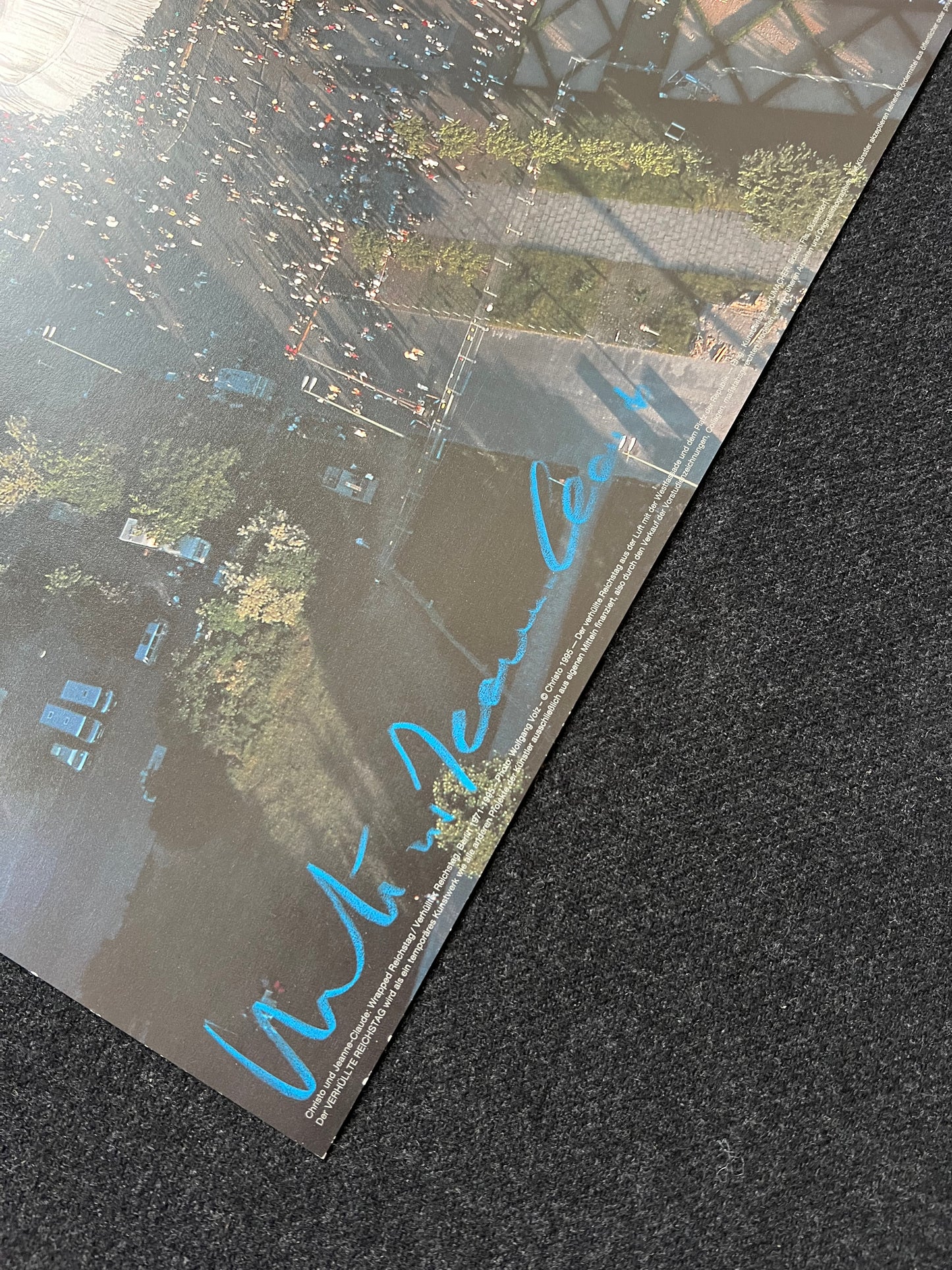 Christo (1935-2020) - „Wrapped Reichstag, Project for Berlin" - Farboffset (signiert)