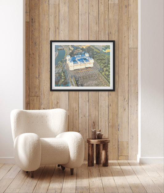 Christo (1935-2020) - „Wrapped Reichstag, Project for Berlin" - Farboffset (signiert)