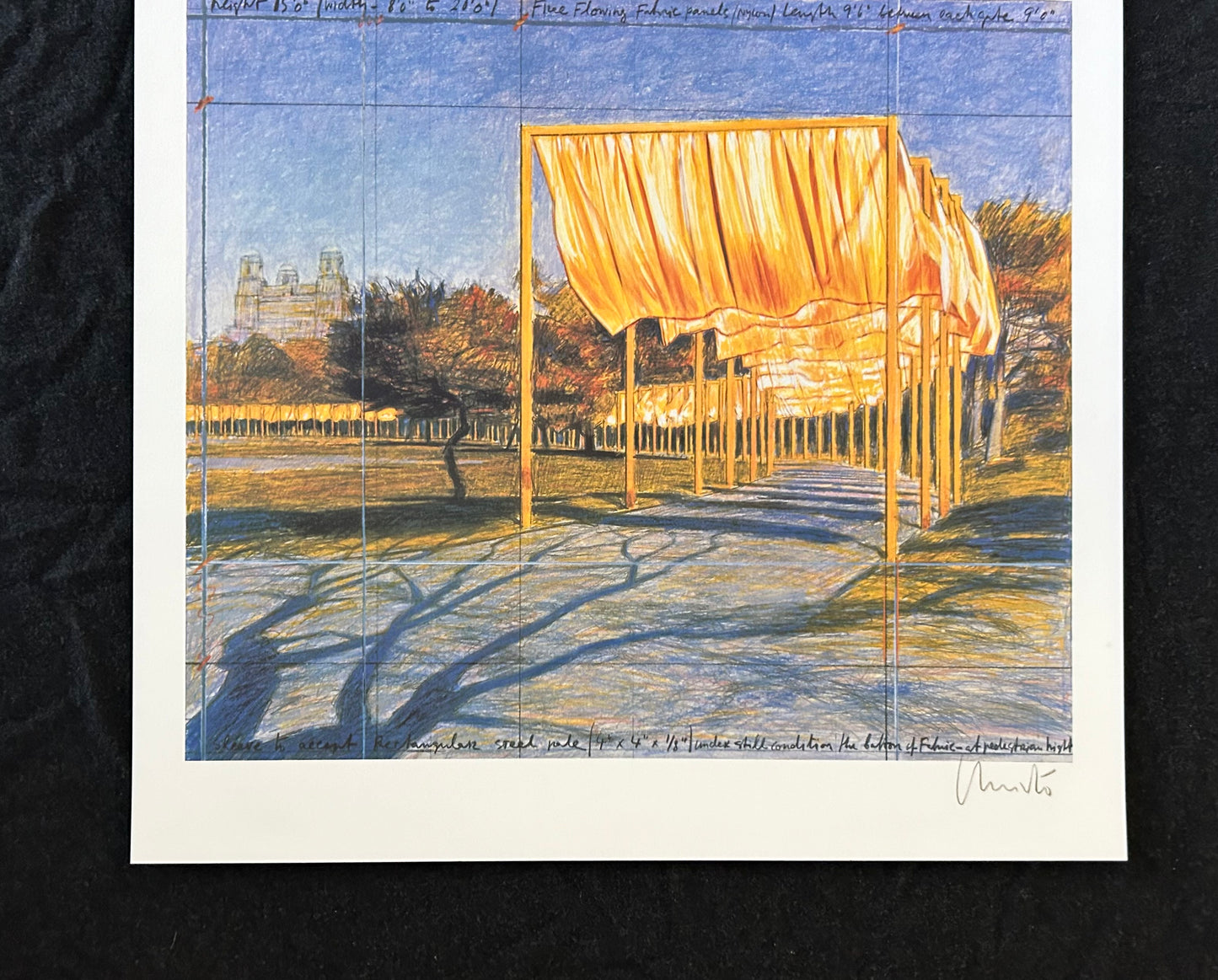 Christo (1935-2020) - „The Gates, 2022“ - (handsigniert & nummeriert)