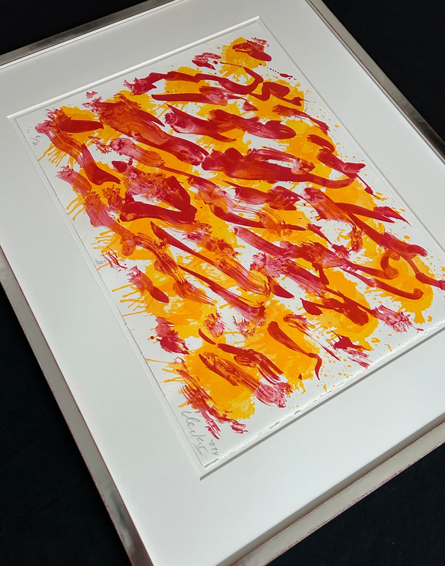 Günther Uecker (1930-2025) - „Geschriebene Bilder II“ - signiert, datiert & nummeriert (Ex.: e.a.)