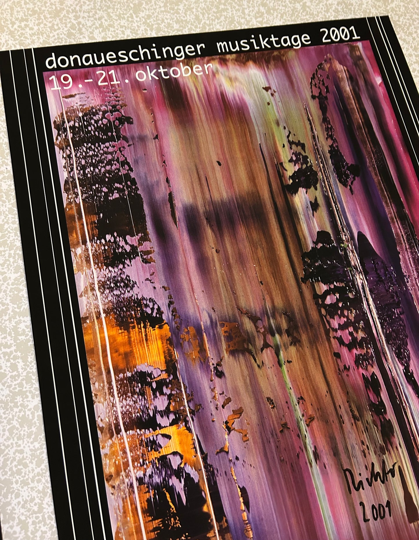 Gerhard Richter (1932) - „Donaueschingen - Abstrakt Painting 869-3“ - signiert, datiert & limitiert