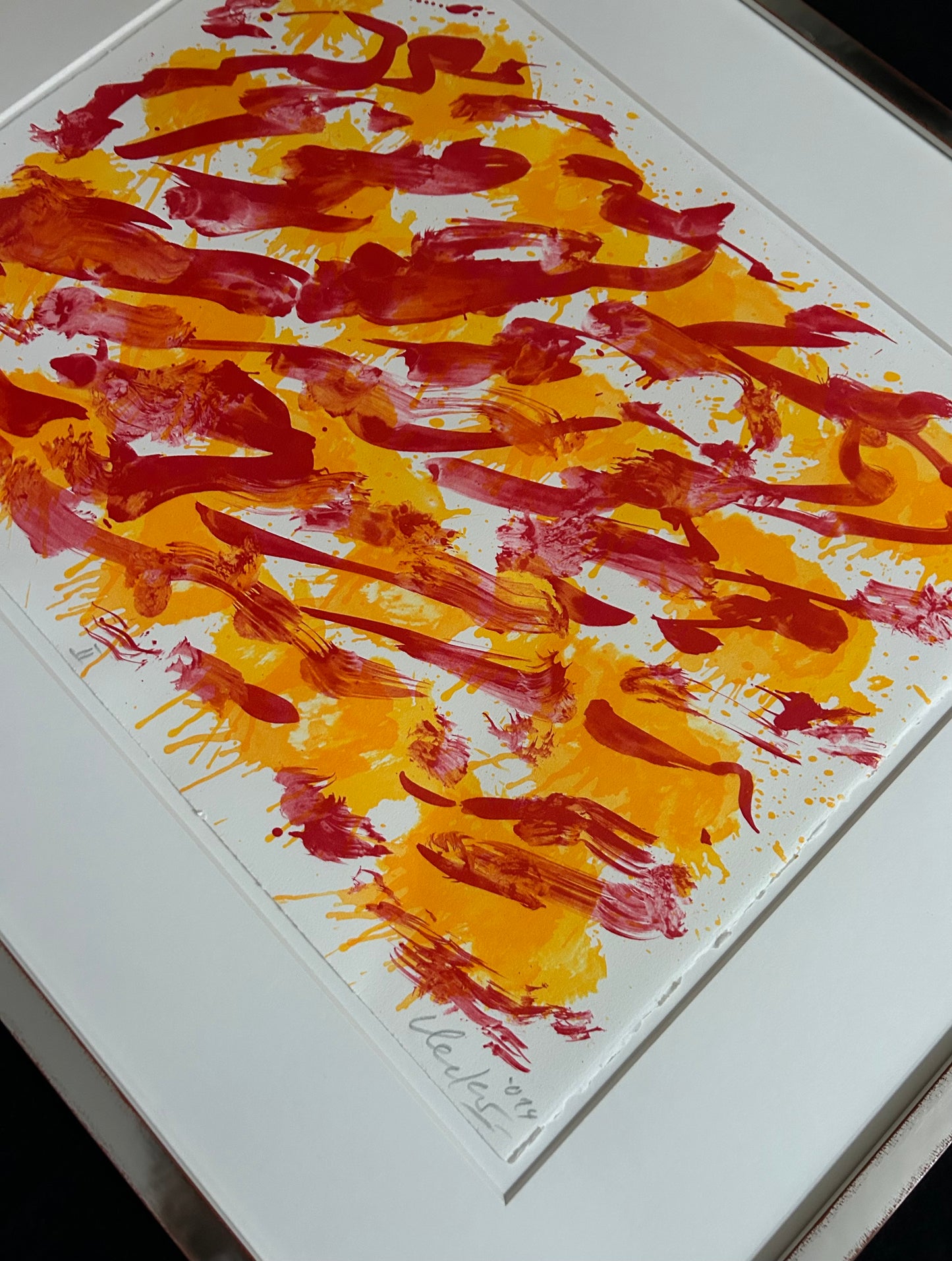 Günther Uecker (1930-2025) - „Geschriebene Bilder II“ - signiert, datiert & nummeriert (Ex.: e.a.)