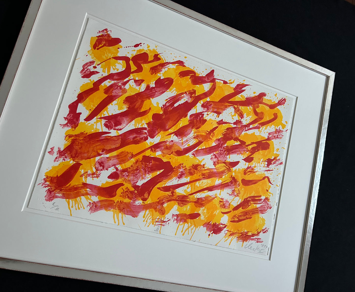 Günther Uecker (1930-2025) - „Geschriebene Bilder II“ - signiert, datiert & nummeriert (Ex.: e.a.)