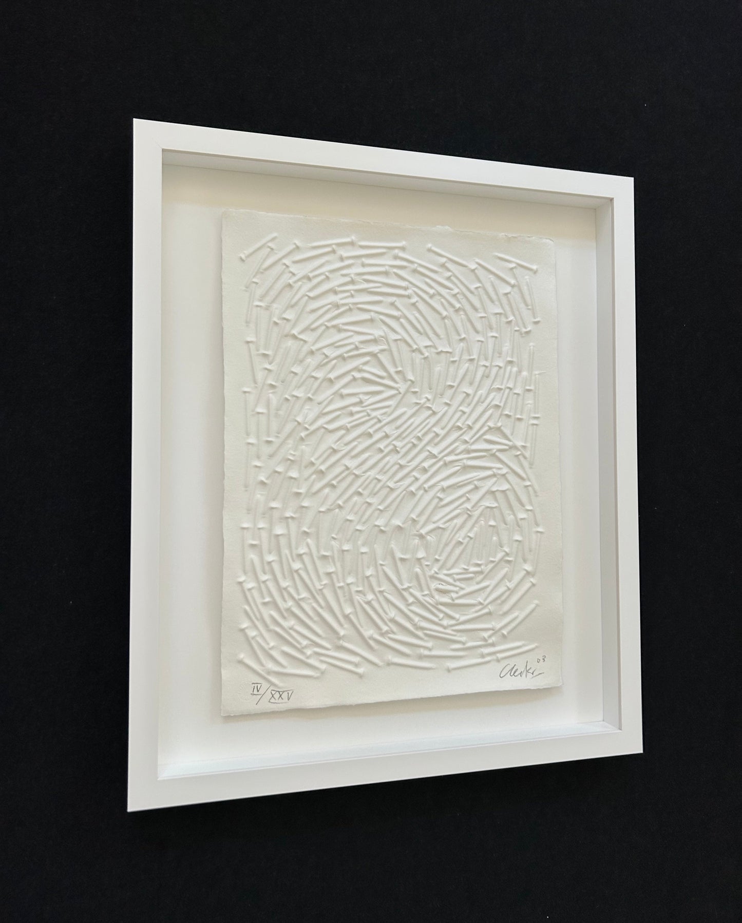 Günther Uecker (1930) - „Ohne Titel“ - signiert, datiert & nummeriert (Ex.: IV/XXV)