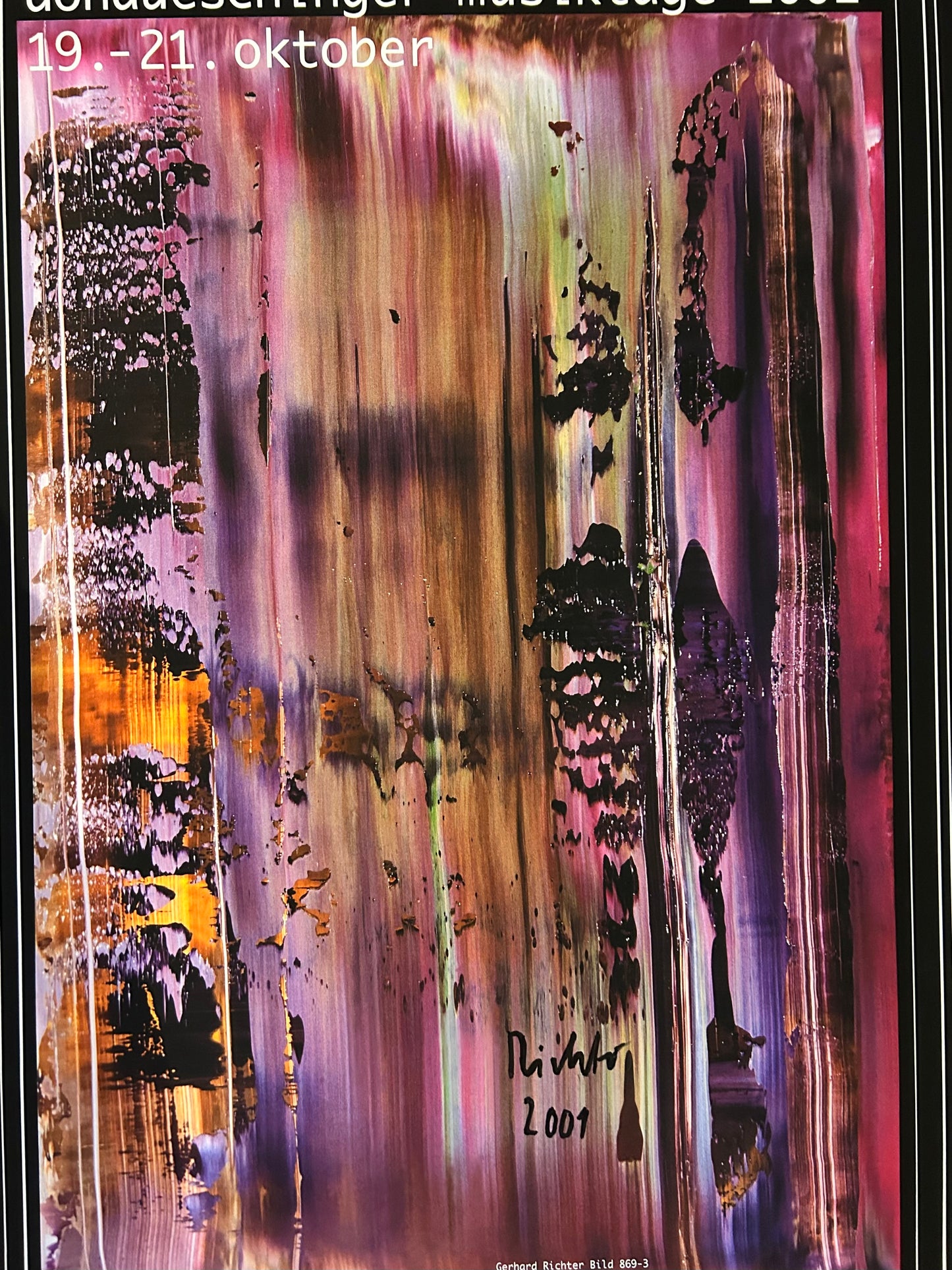 Gerhard Richter (1932) - „Donaueschingen - Abstrakt Painting 869-3“ - signiert, datiert & limitiert