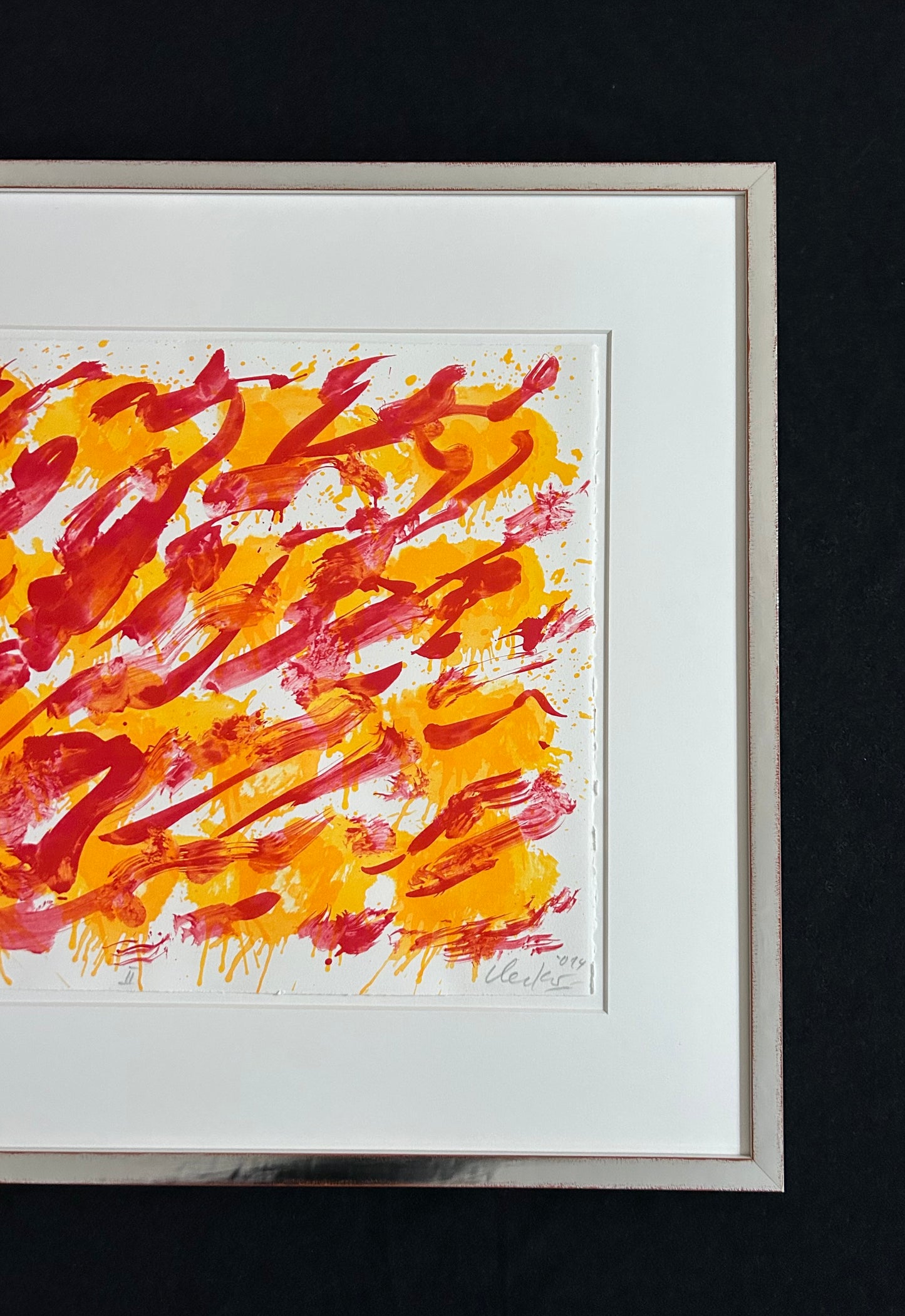 Günther Uecker (1930-2025) - „Geschriebene Bilder II“ - signiert, datiert & nummeriert (Ex.: e.a.)