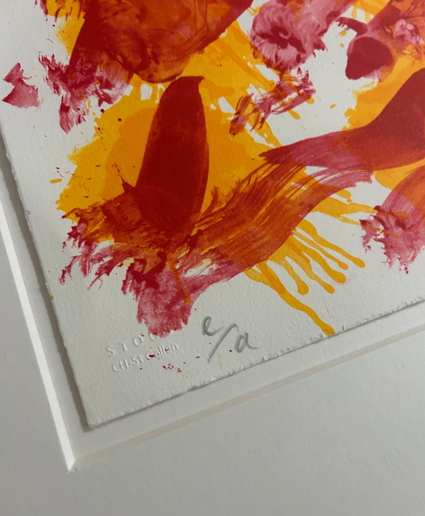 Günther Uecker (1930-2025) - „Geschriebene Bilder II“ - signiert, datiert & nummeriert (Ex.: e.a.)