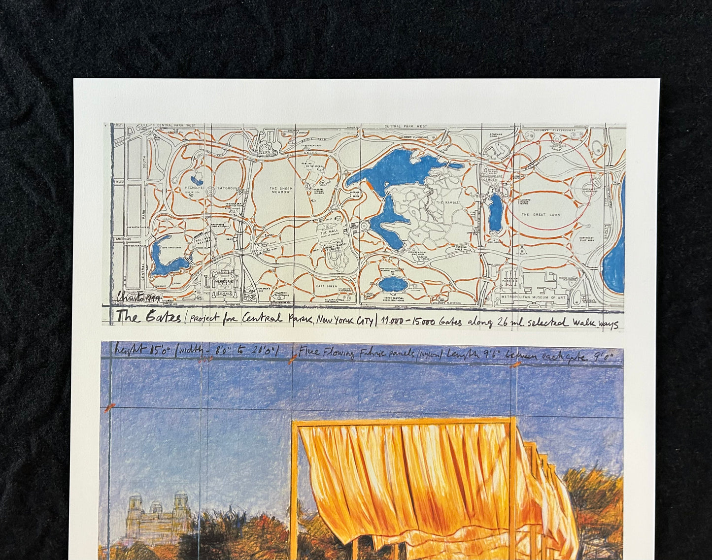 Christo (1935-2020) - „The Gates, 2022“ - (handsigniert & nummeriert)