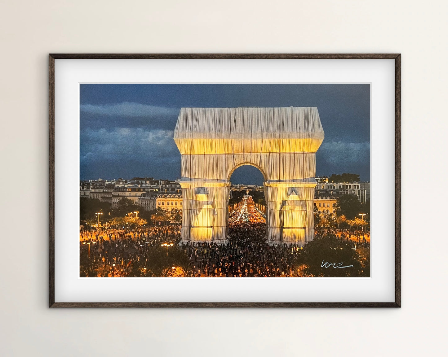 Christo „L‘Arc de Triomphe, by Night“ - signiert & nummeriert