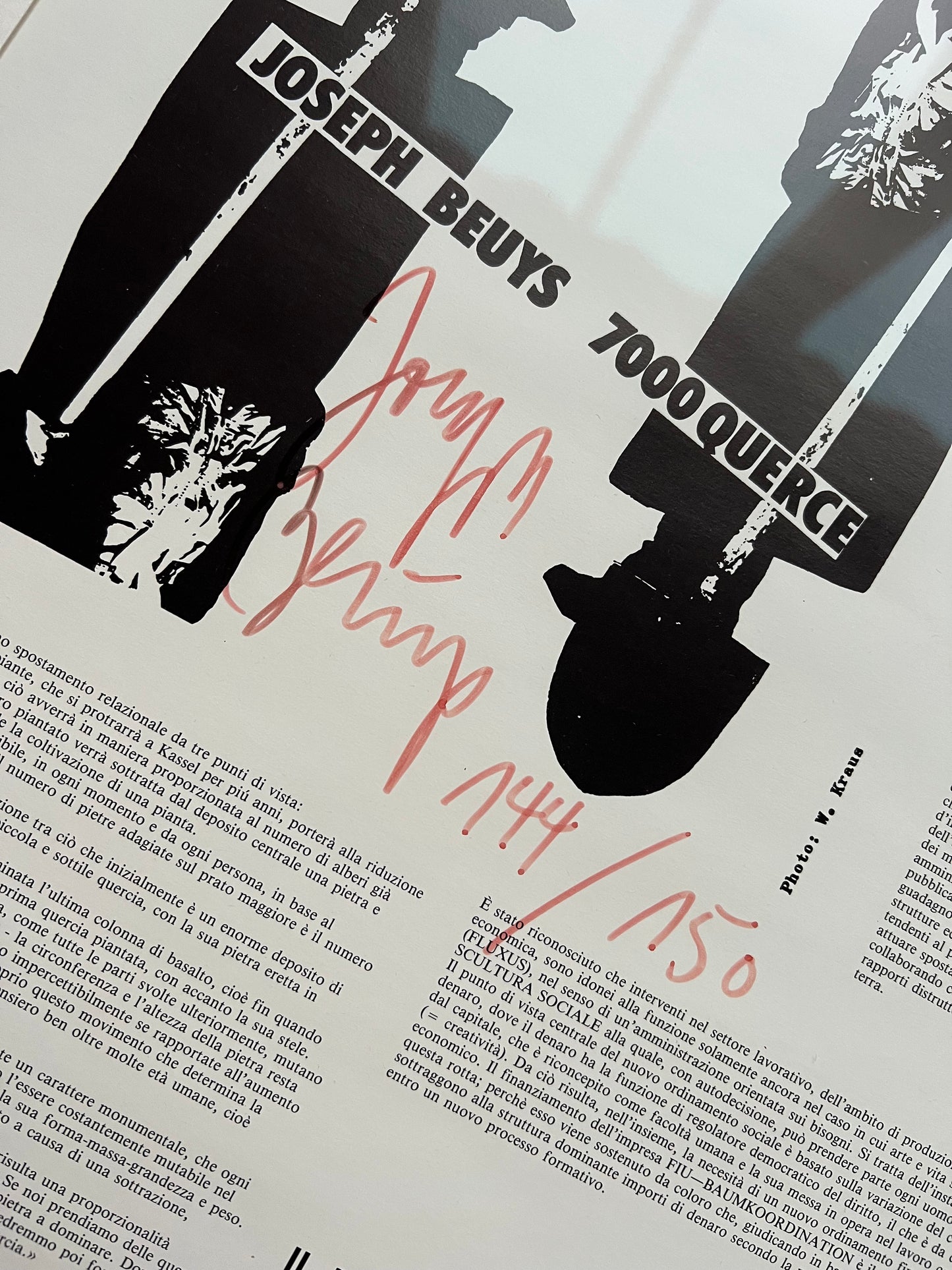 Joseph Beuys - „7000 Querce“ - signiert & nummeriert