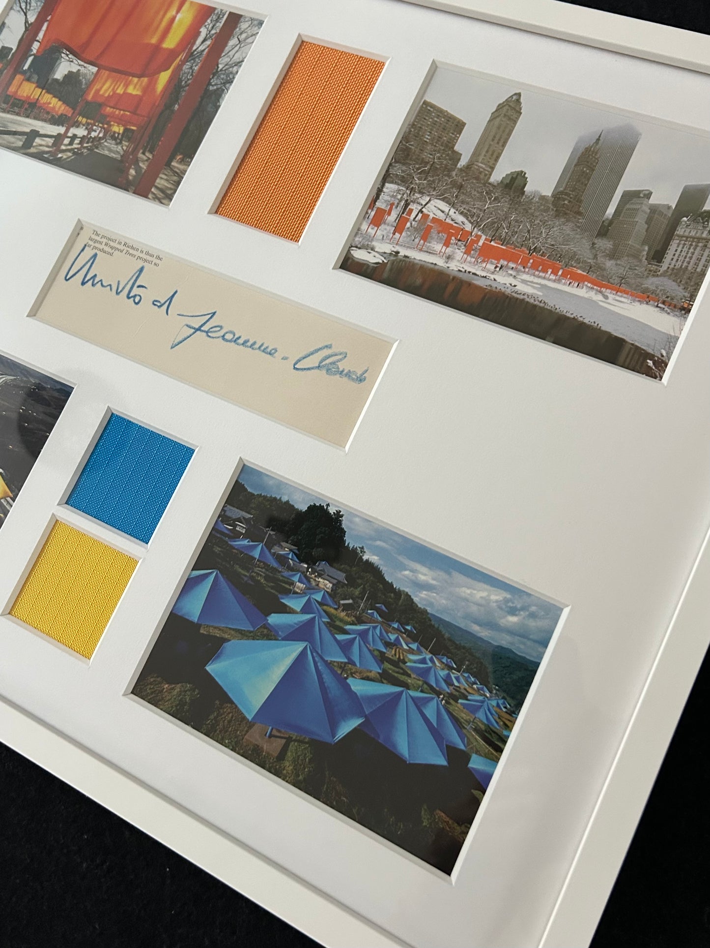 Christo - Collage ikonischer US-Projekte (handsigniert)