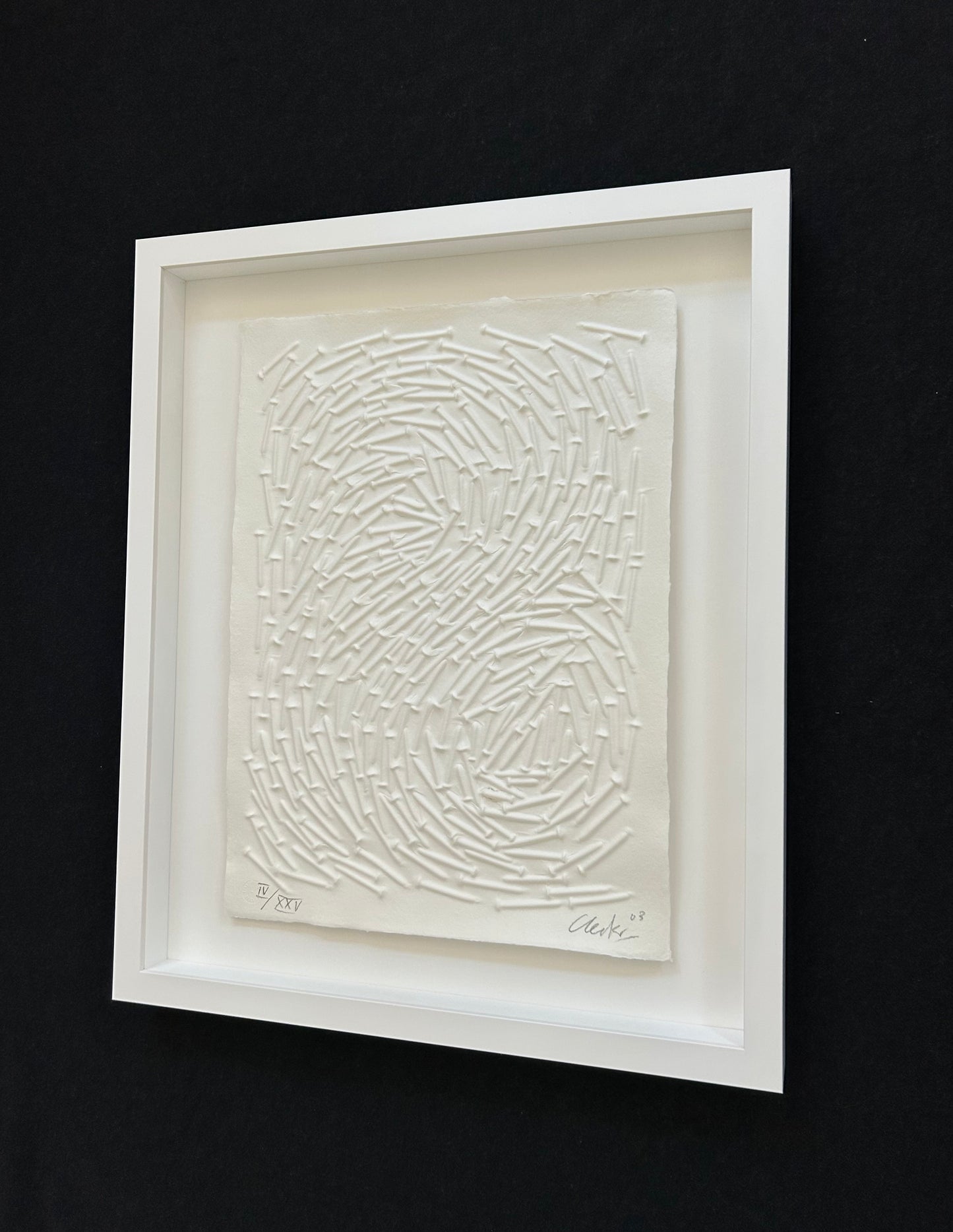 Günther Uecker (1930) - „Ohne Titel“ - signiert, datiert & nummeriert (Ex.: IV/XXV)