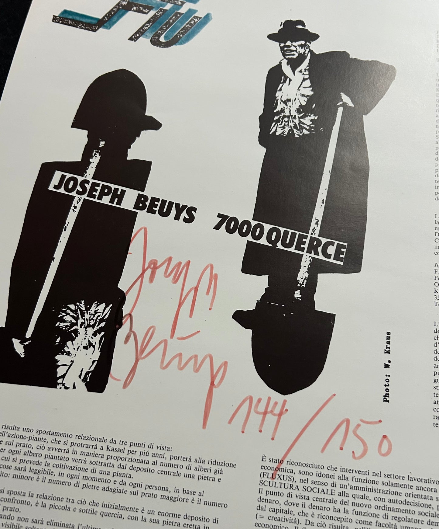 Joseph Beuys - „7000 Querce“ - signiert & nummeriert