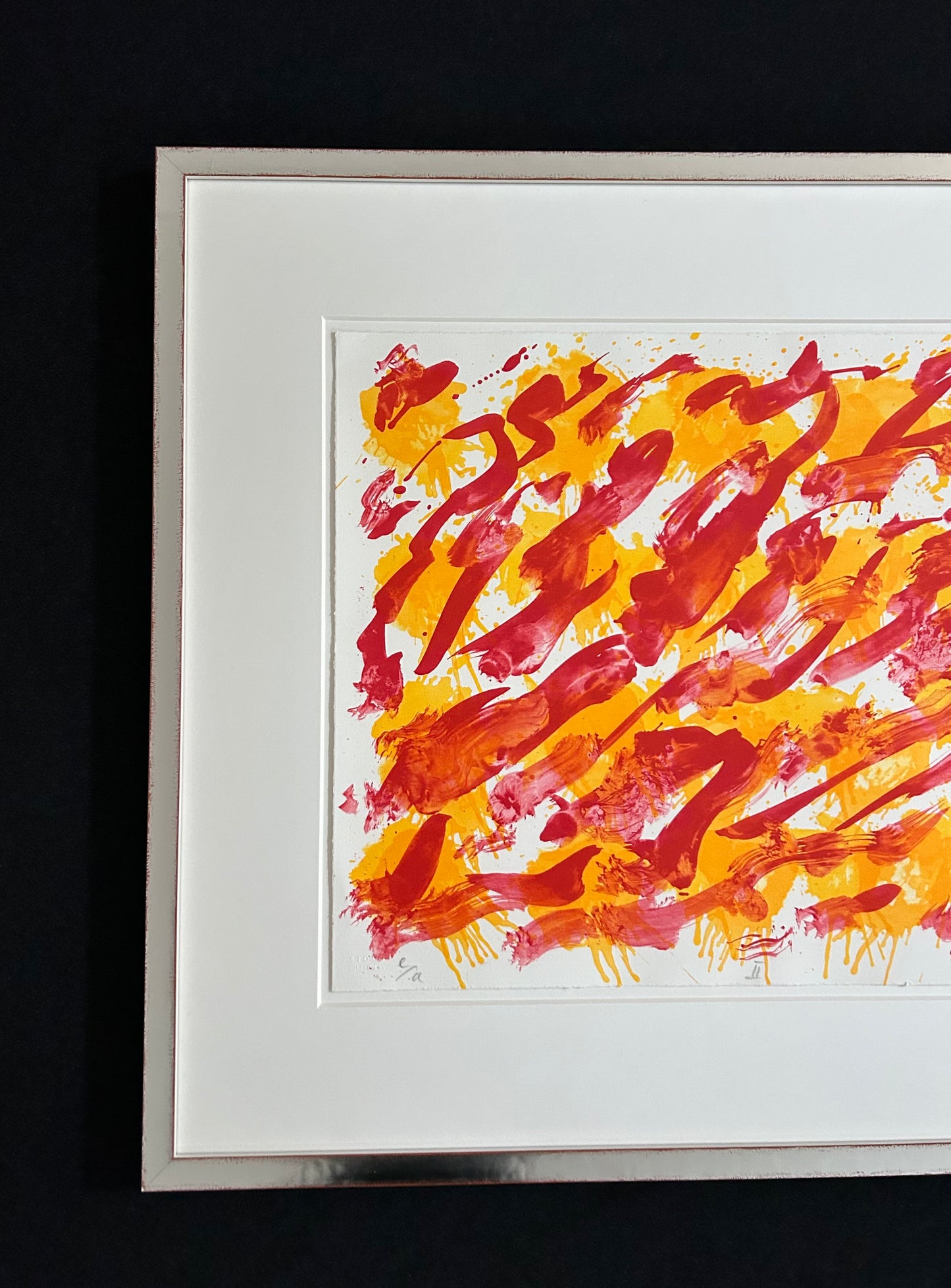 Günther Uecker (1930-2025) - „Geschriebene Bilder II“ - signiert, datiert & nummeriert (Ex.: e.a.)