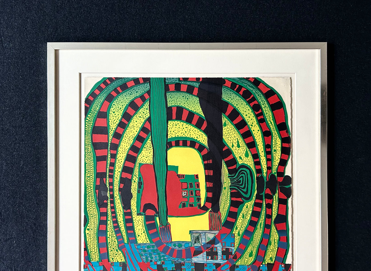 Friedensreich Hundertwasser: „Seereise II“ - Signiert, datiert, nummeriert und gestempelt